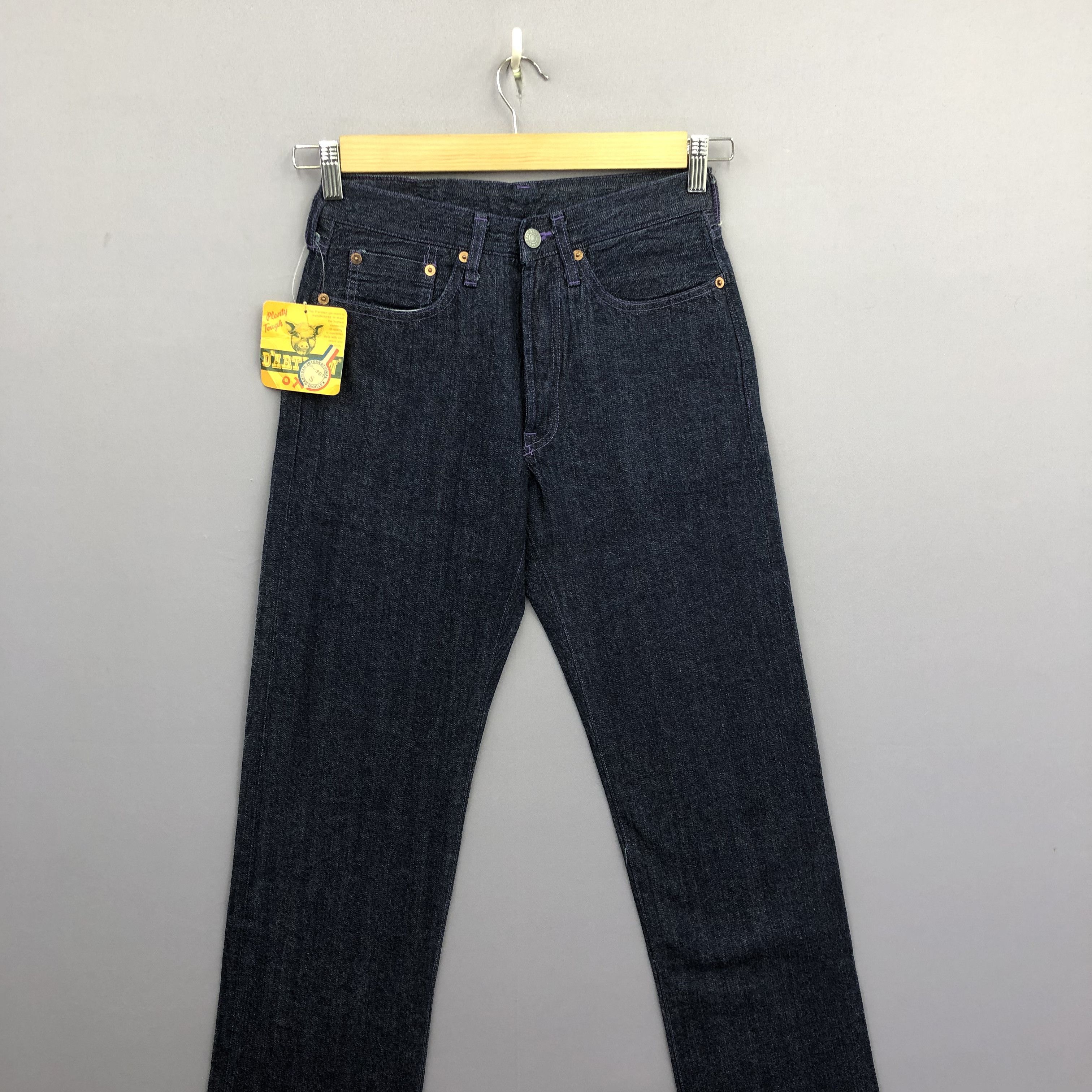 Studio D'Artisan Vintage NWT 90s Studio D'artisan Selvedge Blue Jeans Denim Size 26" / US 2 / IT 38 - 4 Thumbnail