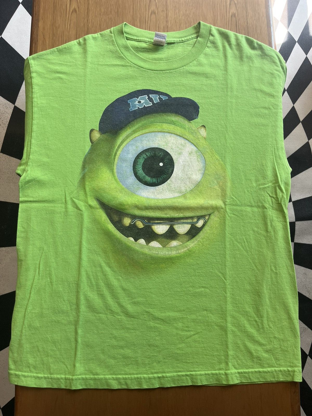Disney Vintage Mike Wazowski Monsters.inc Disney Pixar Big face Size US XL / EU 56 / 4 - 3 Thumbnail