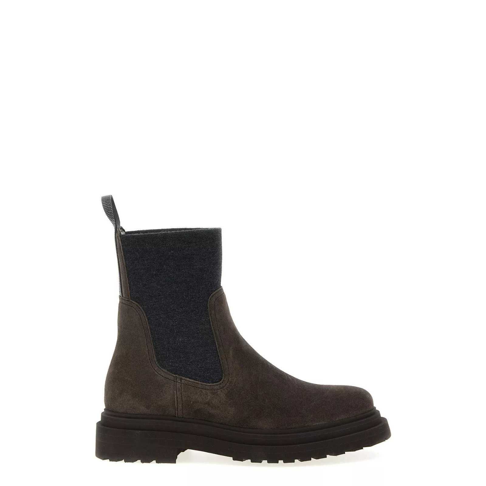 Brunello Cucinelli BRUNELLO CUCINELLI Brown Suede Ankle Boots New & Authentic ( Size US 7 / IT 37 - 1 Thumbnail
