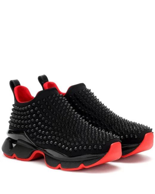 Christian Louboutin o1s1wg110225 Sneaker in Black Size US 11 / IT 41 - 2 Thumbnail