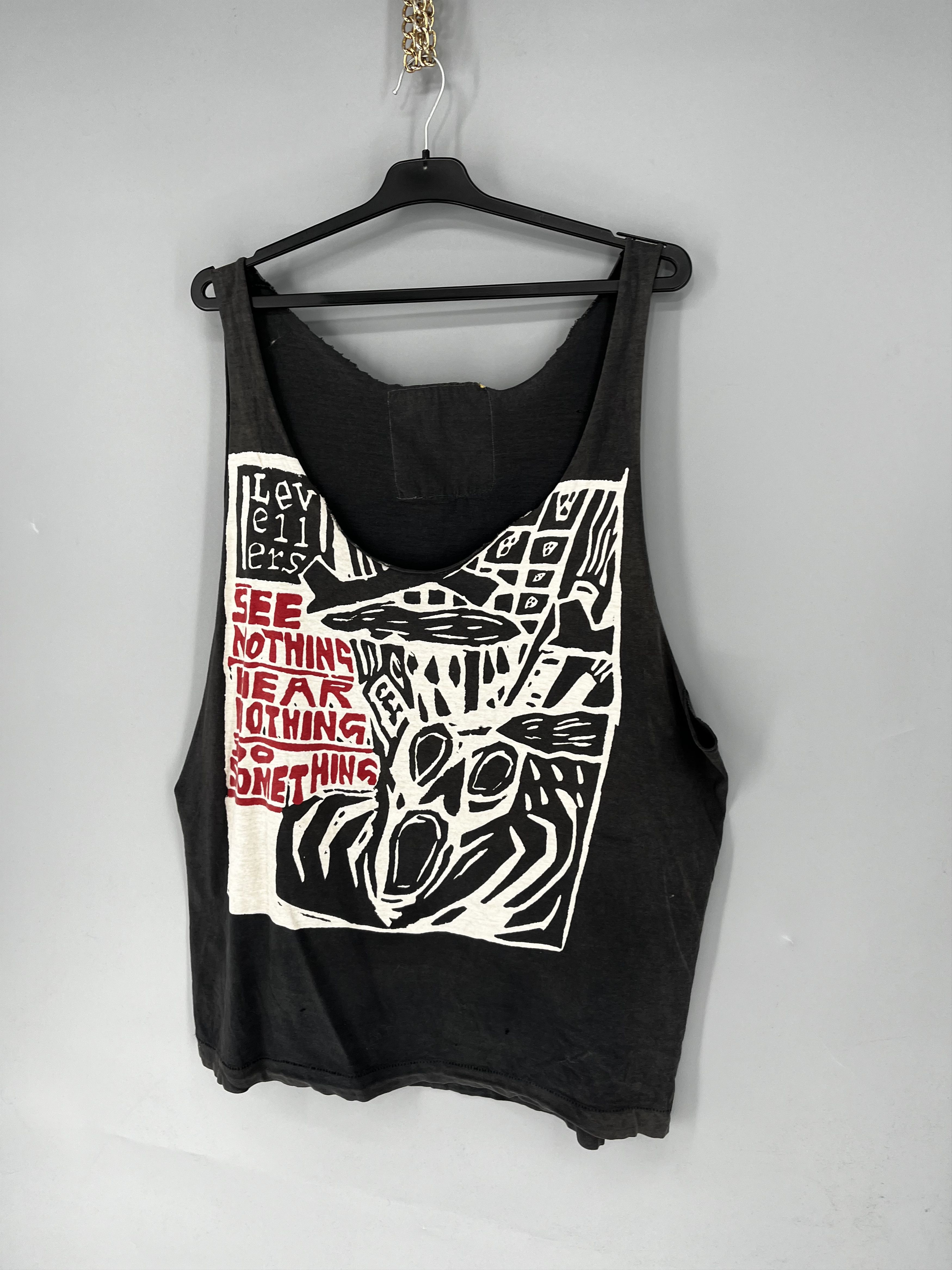 Band Tees Vtg band Levellers See Nothing Hear Nothing Do Something Size US L / EU 52-54 / 3 - 3 Thumbnail