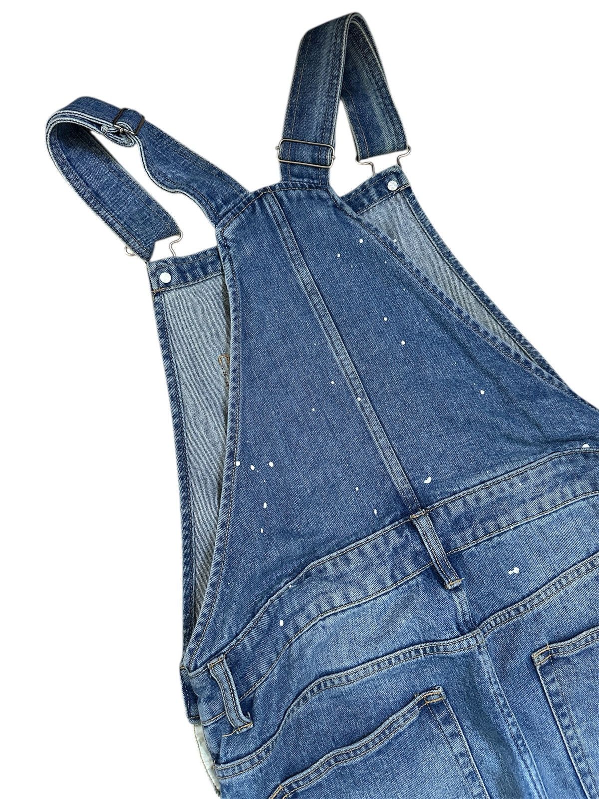 Forever 21 × Vintage FOREVER 21 Distressed Denim Overall Size US 31 - 4 Thumbnail