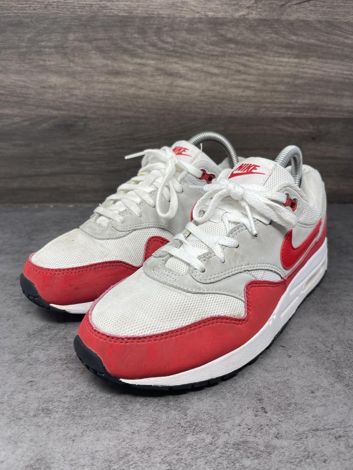 Nike Nike Air Max 1 Shoes Kids Size 6.5Y OG Red Sneakers Size US 6.5 / EU 39-40 - 2 Thumbnail
