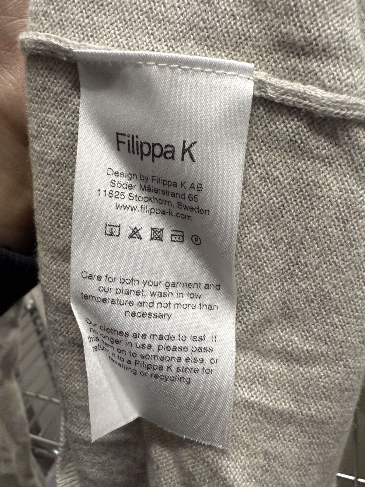Filippa K Flippa k cotton merino sweater Size US S / EU 44-46 / 1 - 5 Thumbnail