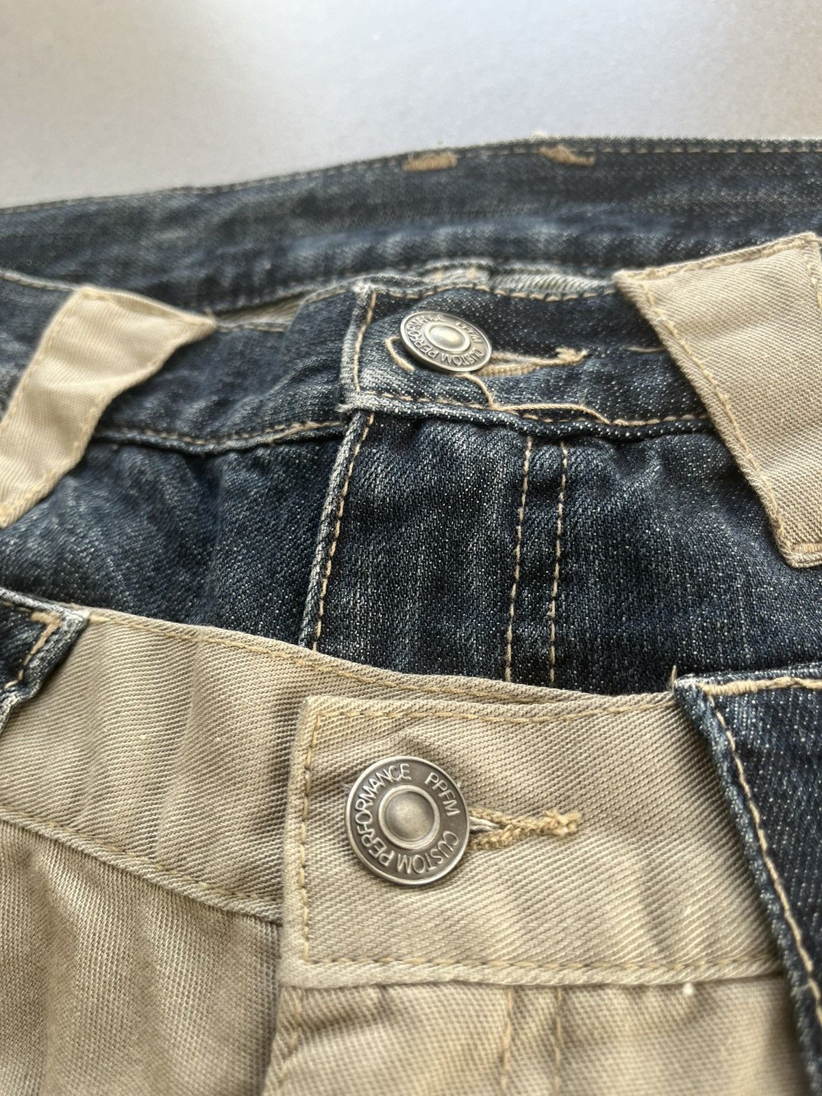 PPFM PPFM DOUBLE LAYER HYBRID DENIM SEDITIONARIES JAPANESE PUNK Size US 29 - 9 Thumbnail