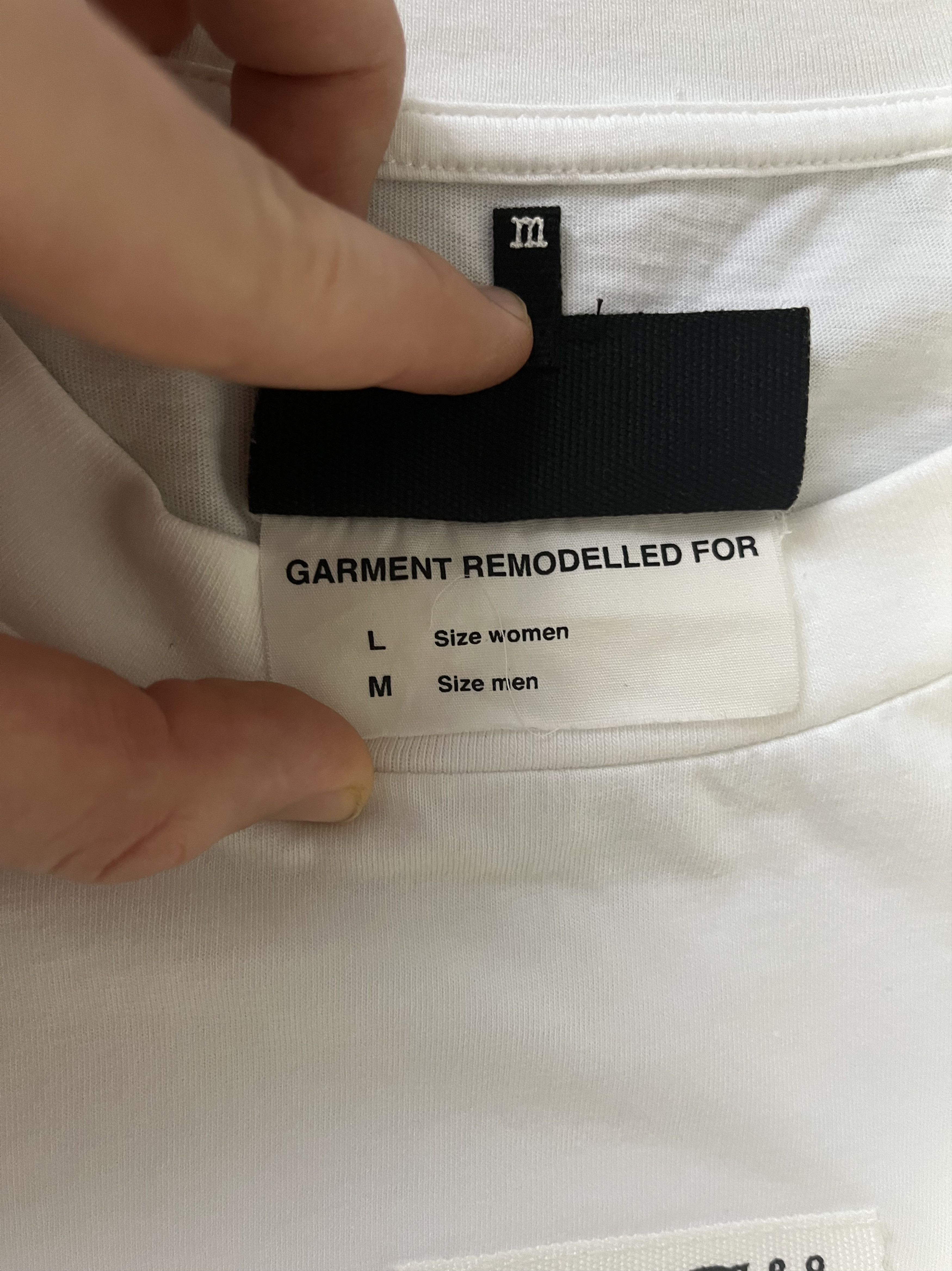 Maison Margiela MM6 Maison Margiela Cotton White T-shirt Size US M / EU 48-50 / 2 - 8 Thumbnail