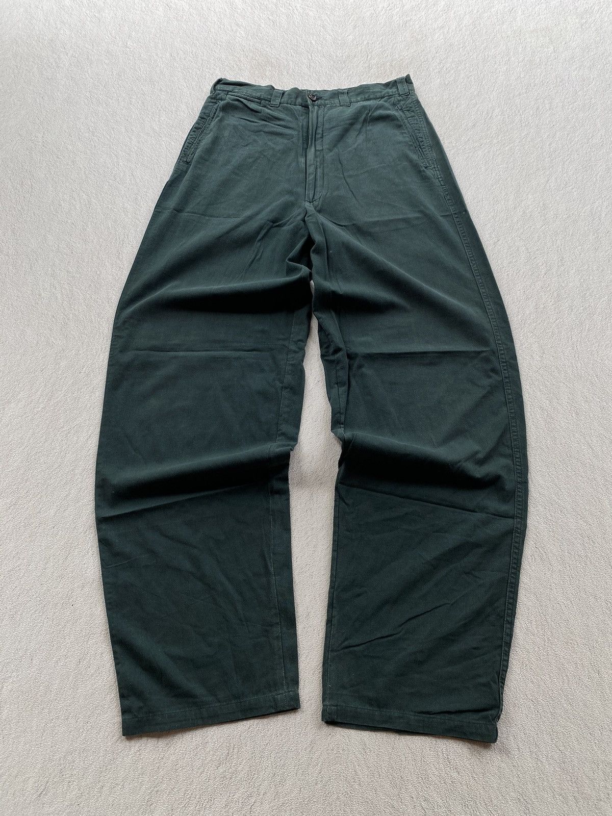 Comme des Garcons × Comme des Garcons Homme Plus × Japanese Brand Comme Des Garcons Olive Green Casual Pant Size US 30 / EU 46 - 2 Thumbnail