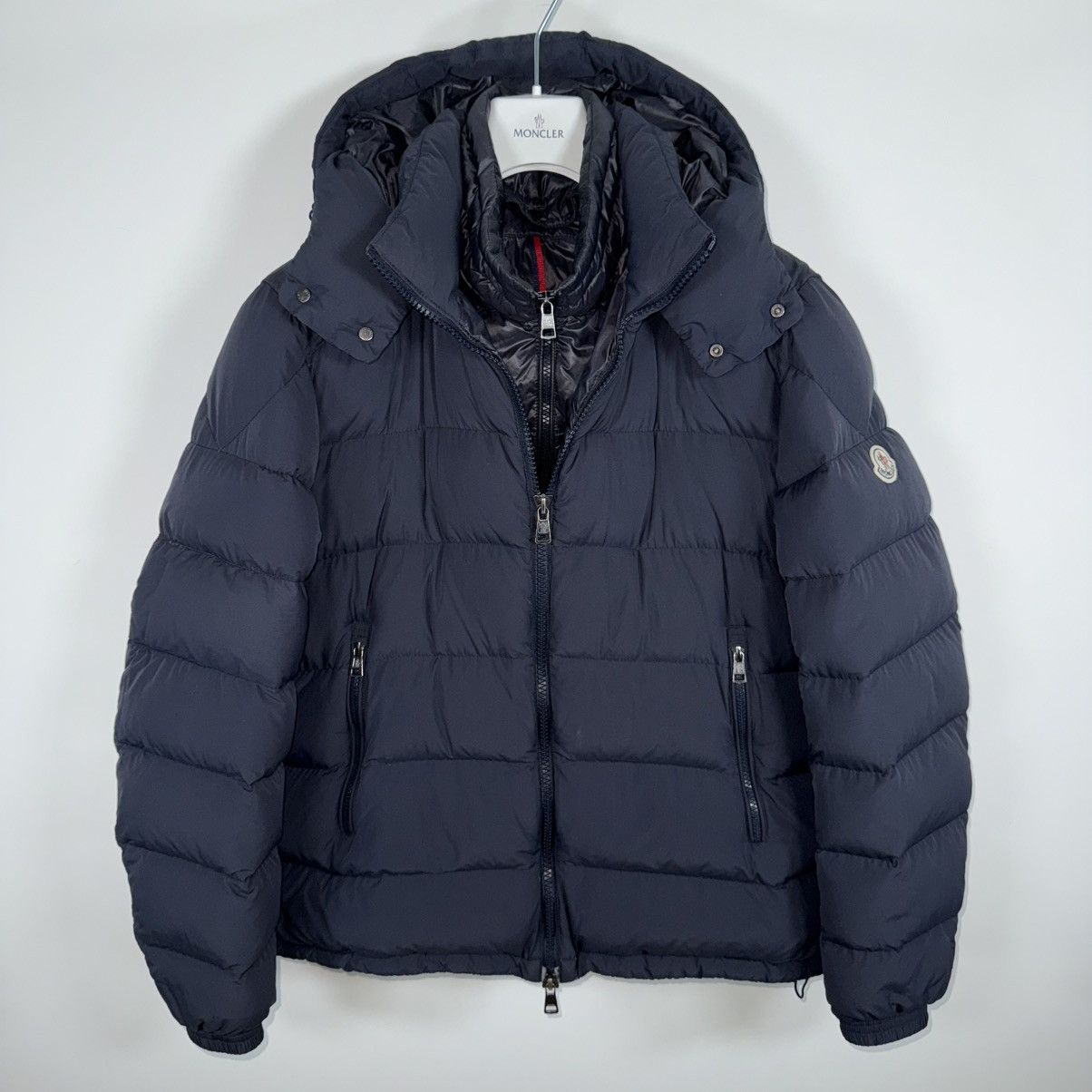 Moncler Moncler Brique Men’s Down Puffer Jacket Size 5 (XL) Blue Size US XL / EU 56 / 4 - 1 Thumbnail