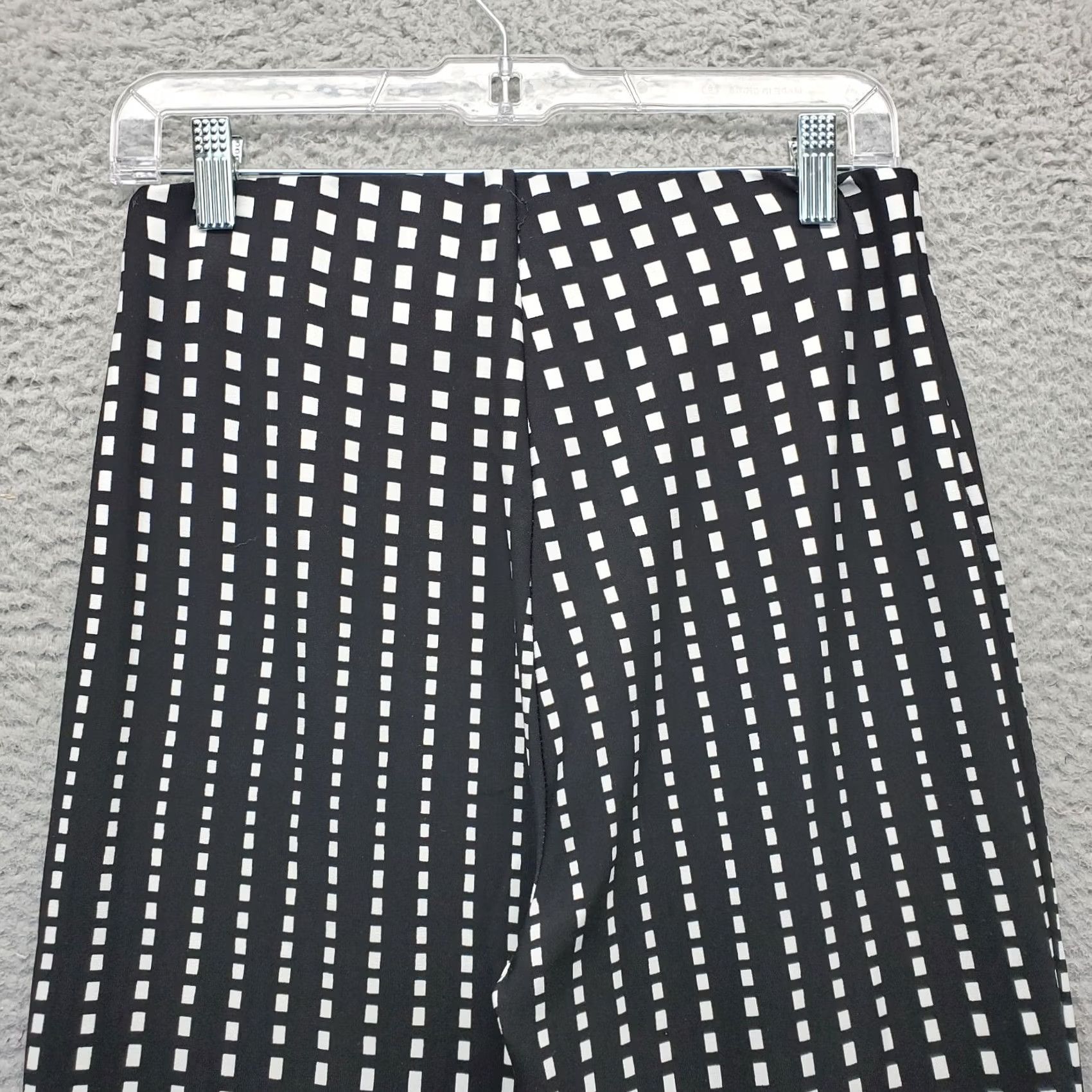 Joseph Ribkoff Joseph Ribkoff Womens 4 Multicolor Check Stretch Ankle Pants Zip Front Size 27" / US 4 / IT 40 - 8 Thumbnail