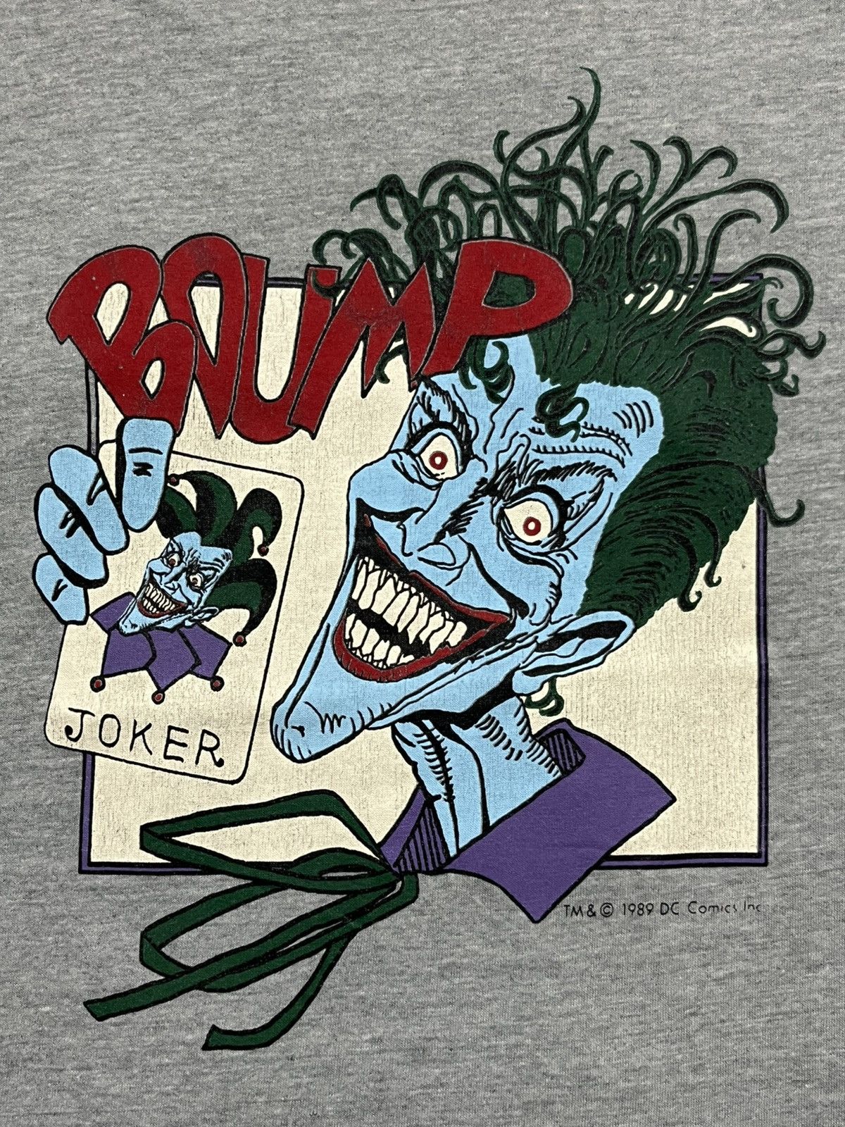 Vintage Vintage 1989 The Joker Batman Comics Single Stitch T-Shirt Size US S / EU 44-46 / 1 - 2 Thumbnail