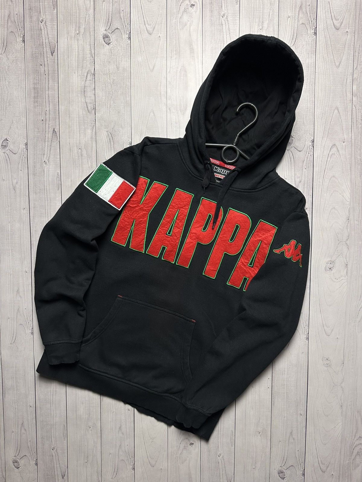 Kappa × Vintage Vintage Italy kappa Italia soccer hoodie size M logo Size US M / EU 48-50 / 2 - 1 Thumbnail
