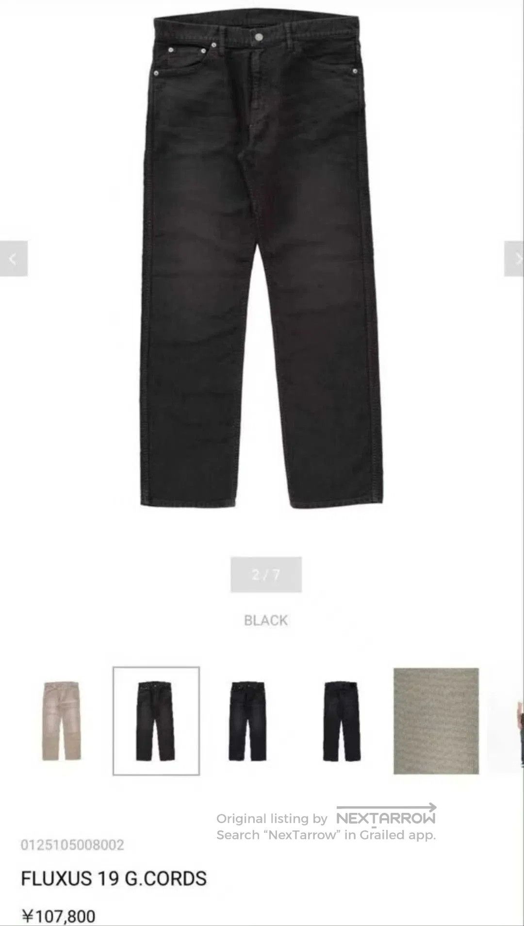 Visvim VISVIM 25SS FLUXUS 19 G.CORDS. Size US 26 / EU 42 - 9 Thumbnail