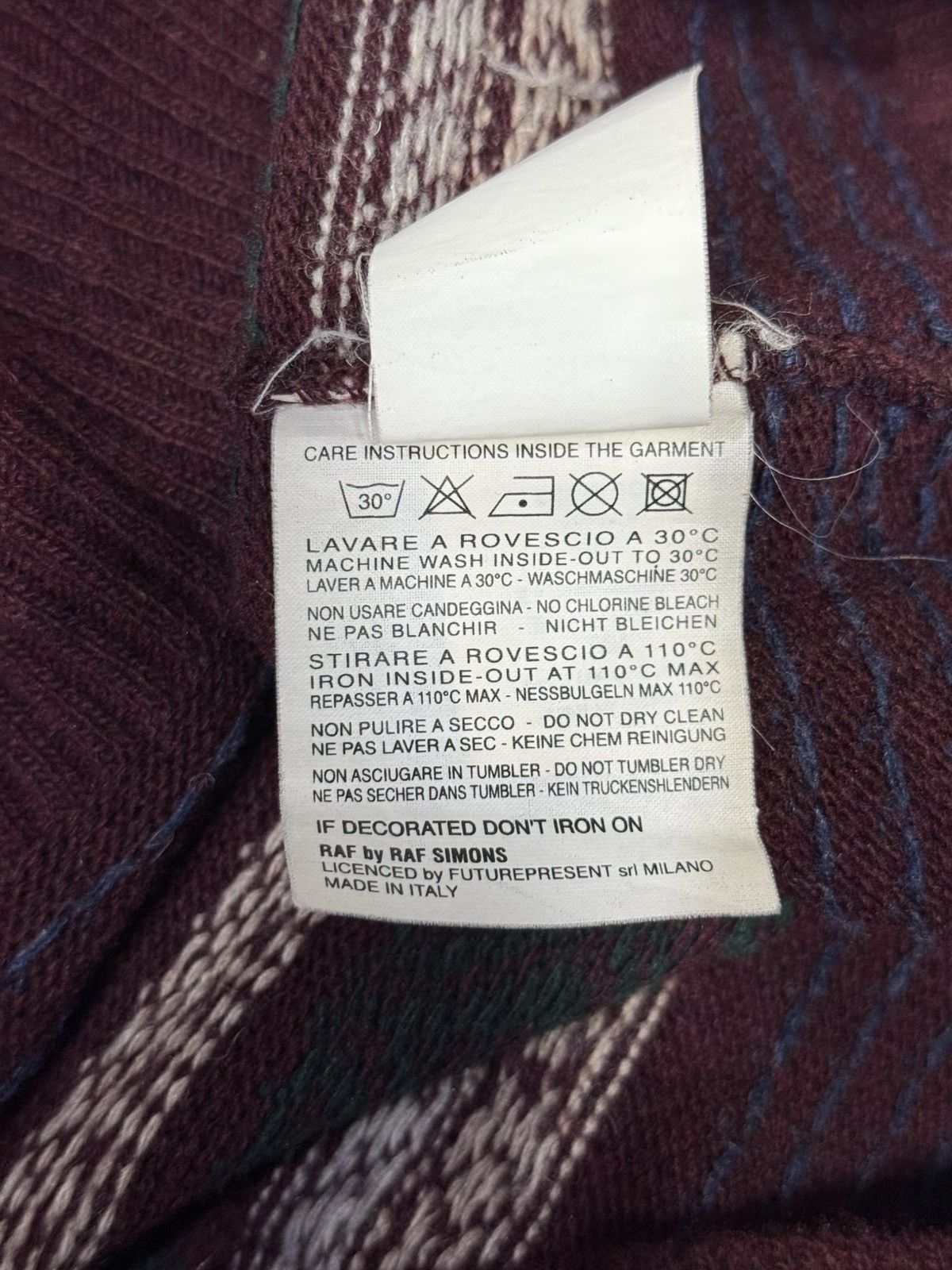 Raf Simons 2005 Raf Simons archive patched knit sweater Size US S / EU 44-46 / 1 - 7 Thumbnail