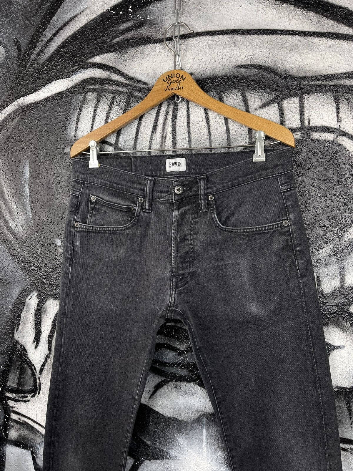 Edwin Edwin ED-55 Regular Tapered Grey Jeans Men’s Size 31x32 Size US 31 - 5 Thumbnail