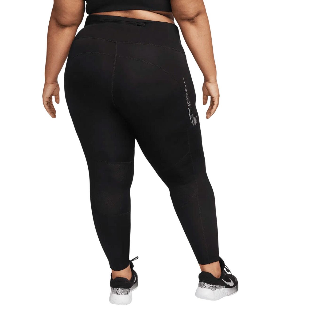 Nike Nike Women's Fast 7/8 Running Leggings in Black, Size 3X Size 42" / US 20 - 2 Thumbnail