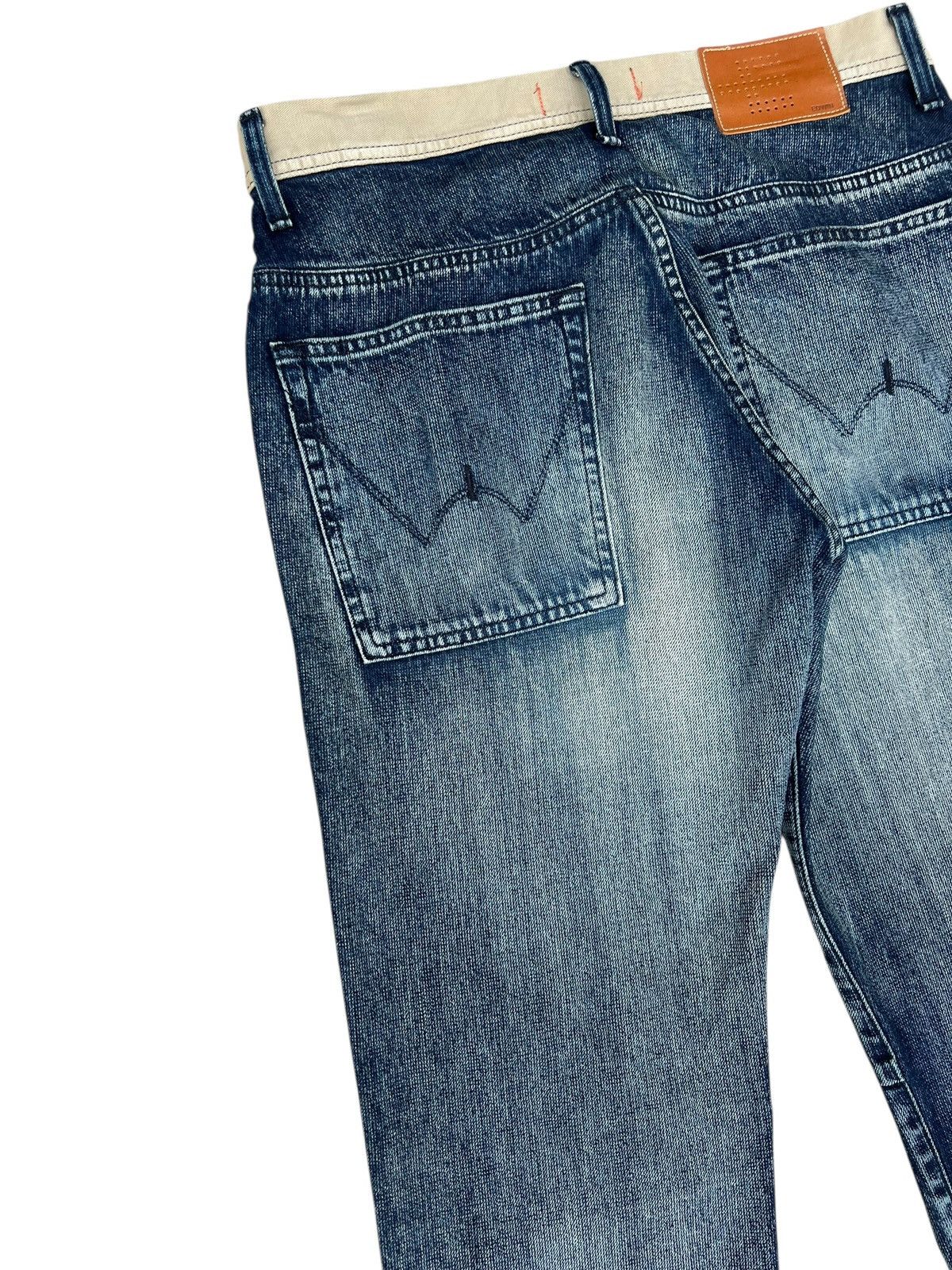 Edwin 2000s Edwin E-Function Mud Wash Fade Denim Bootcut Jeans Size US 32 / EU 48 - 16 Thumbnail