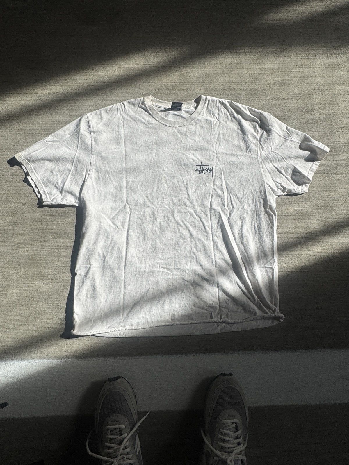 Stussy Basic Stussy white Tee Size US XL / EU 56 / 4 - 4 Thumbnail