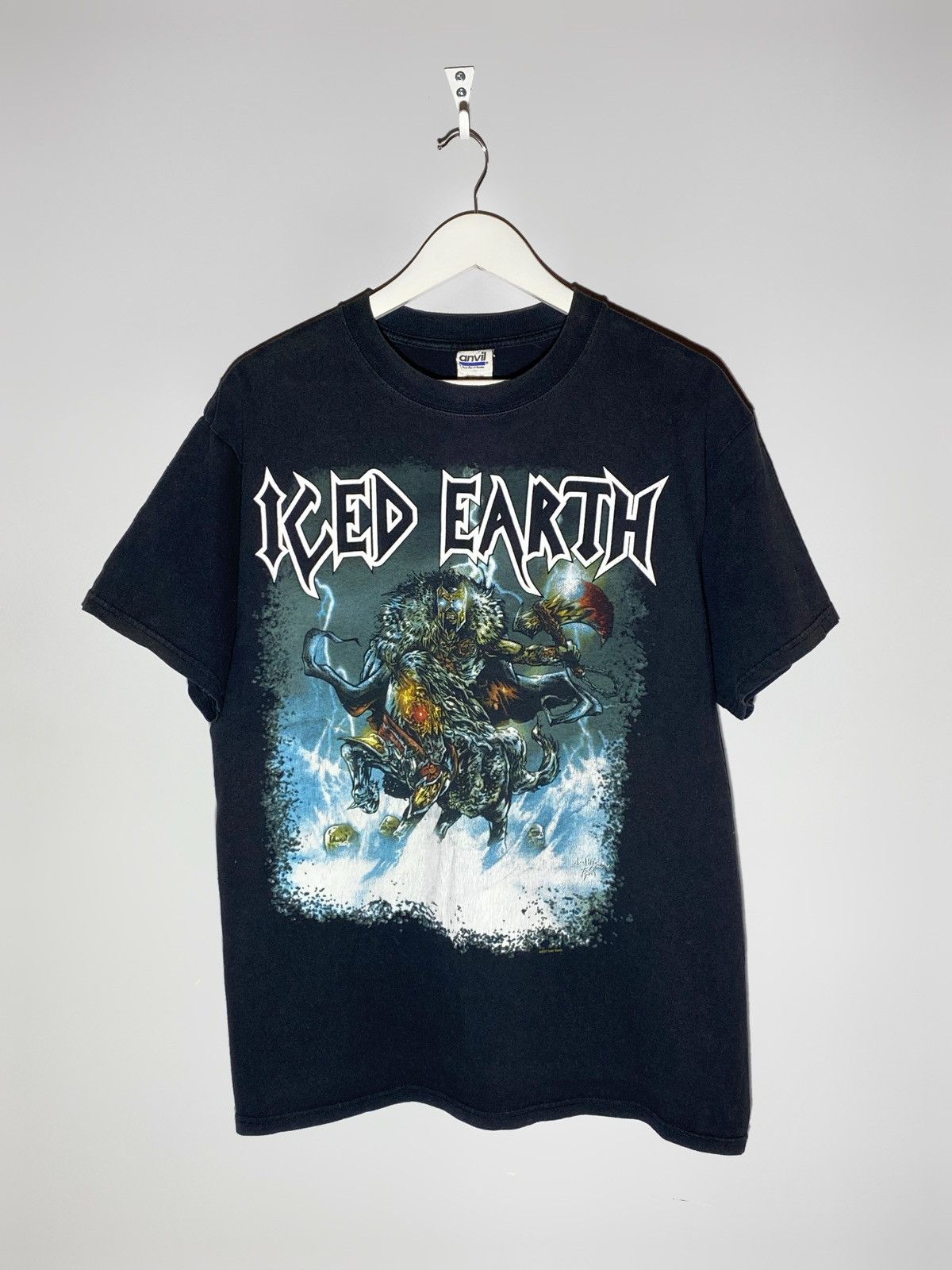 Band Tees Vintage Iced Earth Night of the Stormrider Black Tee Size US L / EU 52-54 / 3 - 1 Thumbnail