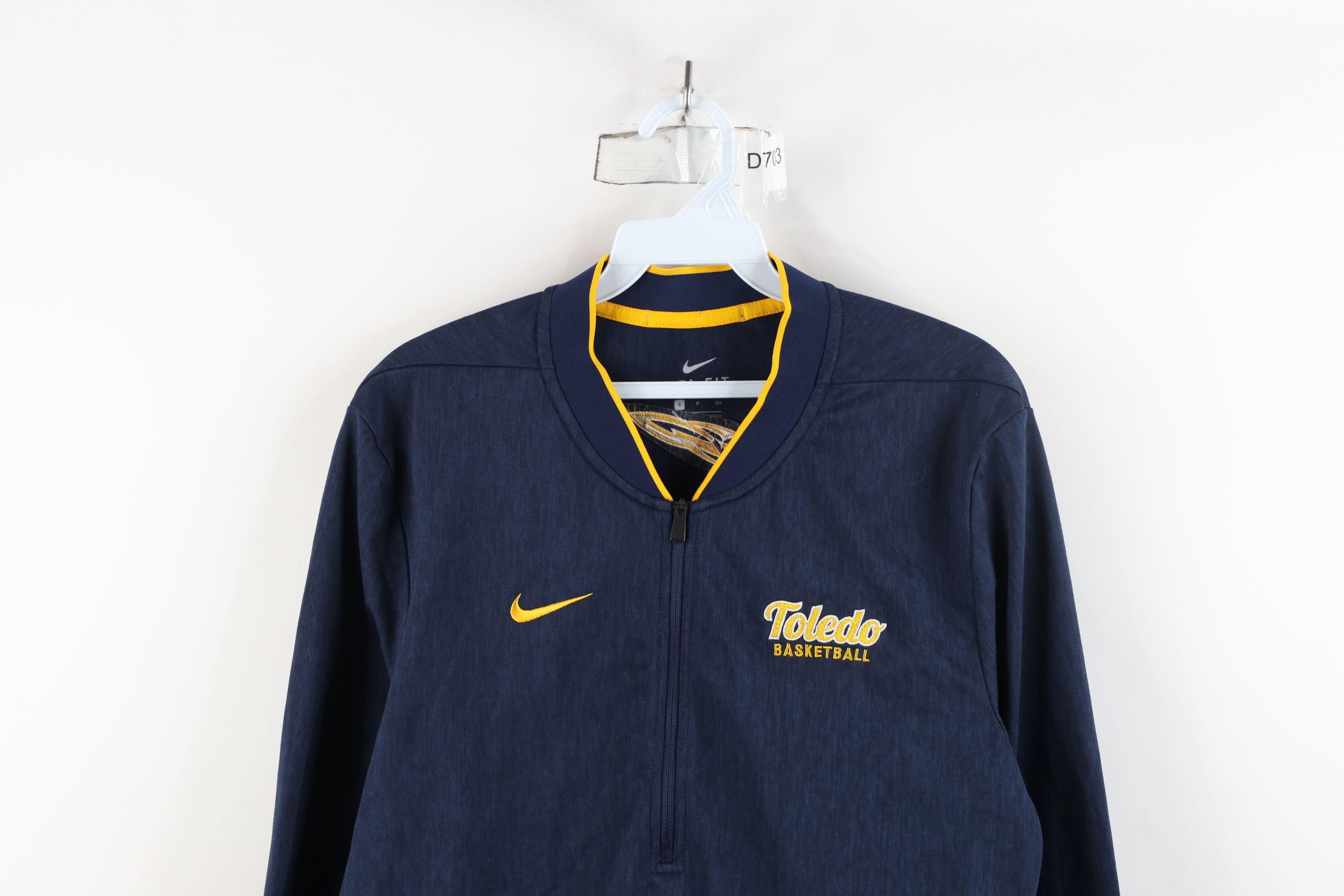 Nike × Vintage Nike Issued University of Toledo Basketball Half Zip Sweater Size US S / EU 44-46 / 1 - 2 Thumbnail