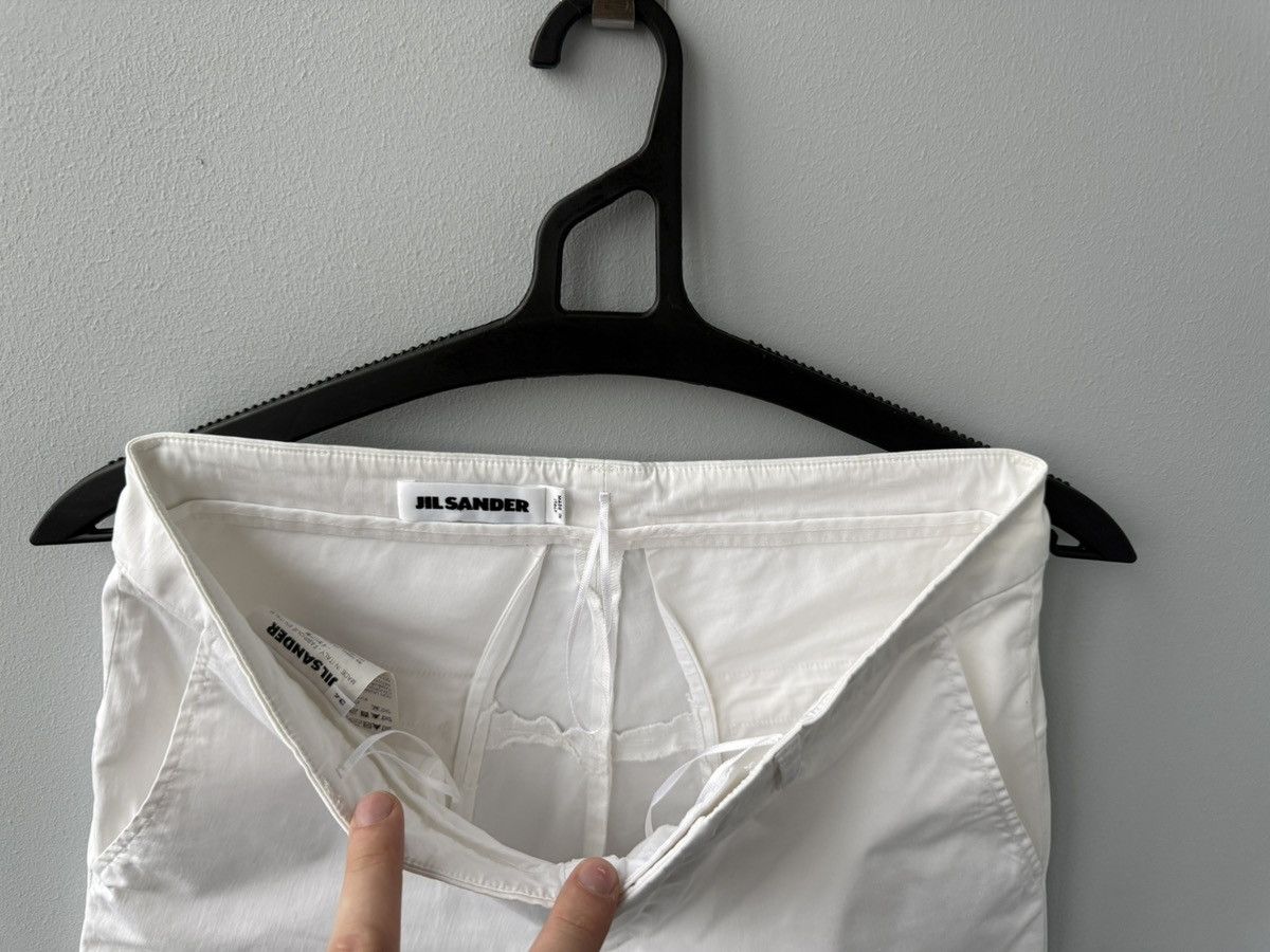 Jil Sander Jil Sander White Pants Size 26" / US 2 / IT 38 - 6 Thumbnail