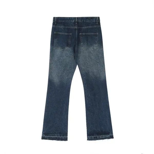 Vintage Haseki x Yuk pattern punk flare jeans Size US 32 / EU 48 - 2 Thumbnail