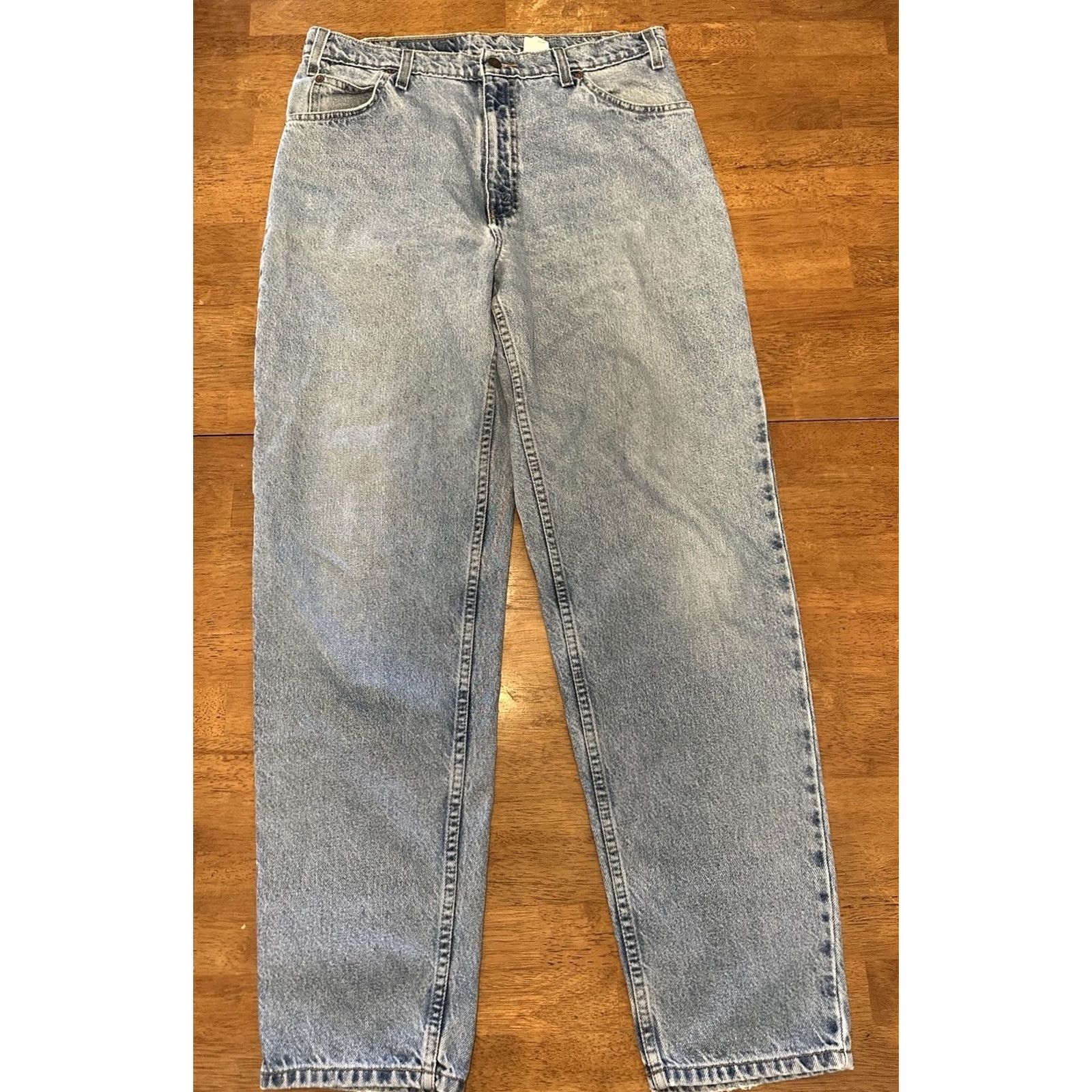 Levi's VINTAGE Levis 550 Jeans 36x32 Regular Men Blue Denim Size US 36 / EU 52 - 2 Thumbnail