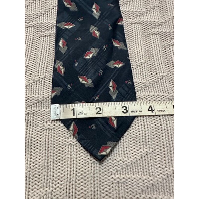Polo Ralph Lauren Polo Ralph Lauren navy print silk tie Size ONE SIZE - 4 Thumbnail