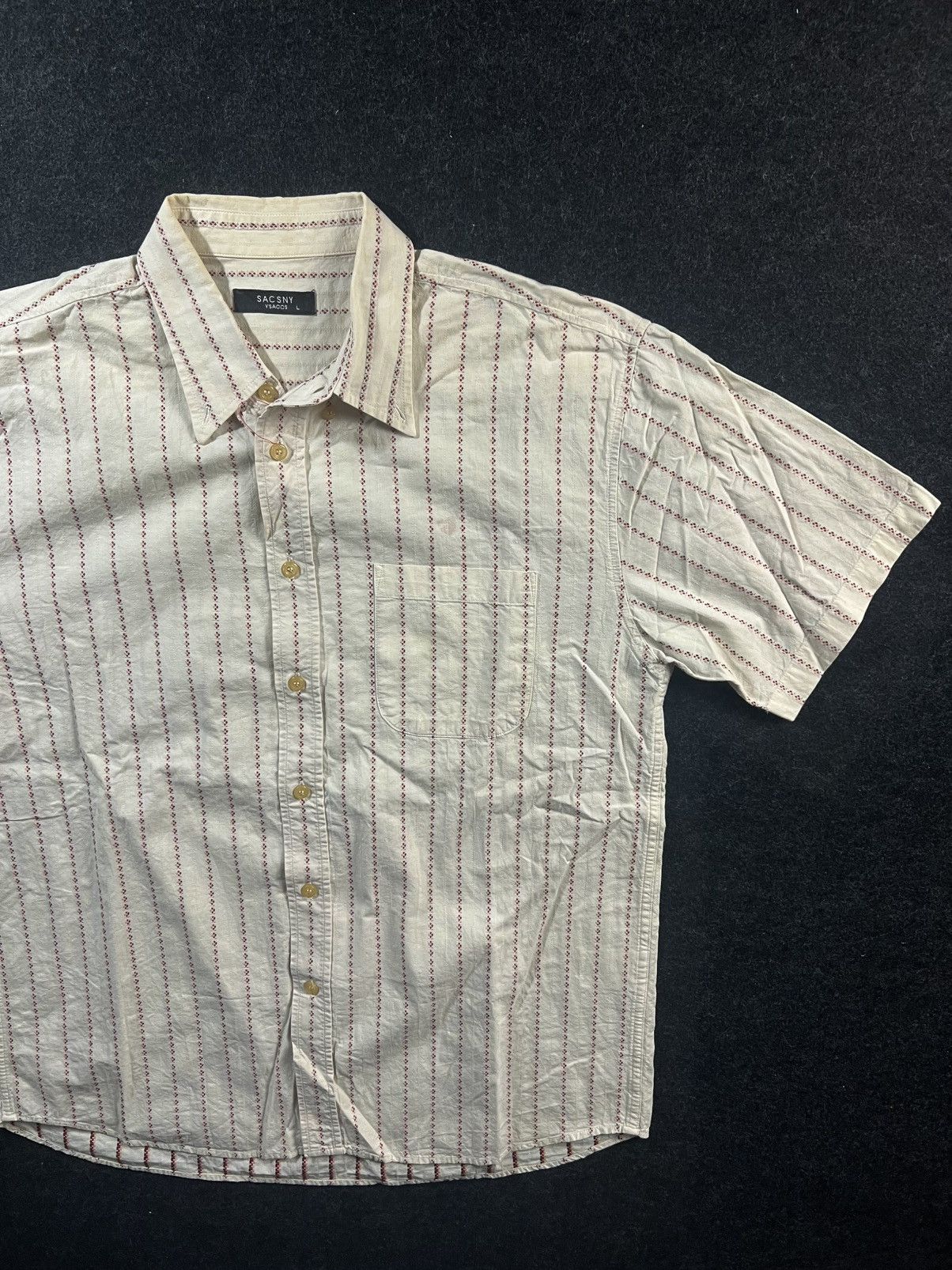 Yohji Yamamoto Vintage Yohji Sacny Y’saccs Button Up Plaid Size US L / EU 52-54 / 3 - 1 Thumbnail