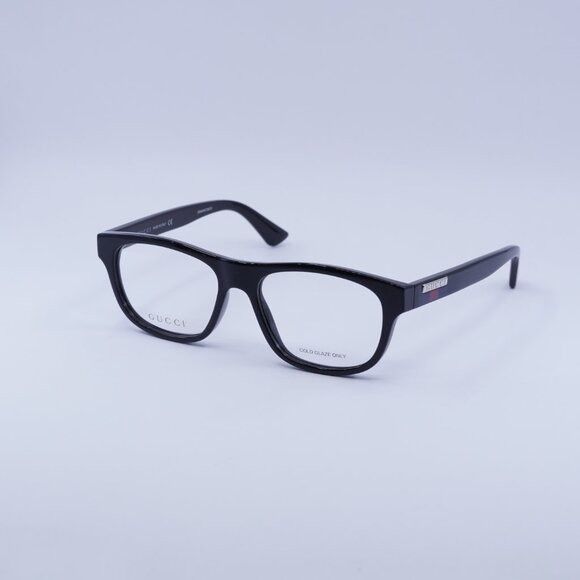 Gucci 🕶️ New Gucci GG0768O 001 Black Eyeglasses 54mm Size ONE SIZE - 6 Thumbnail