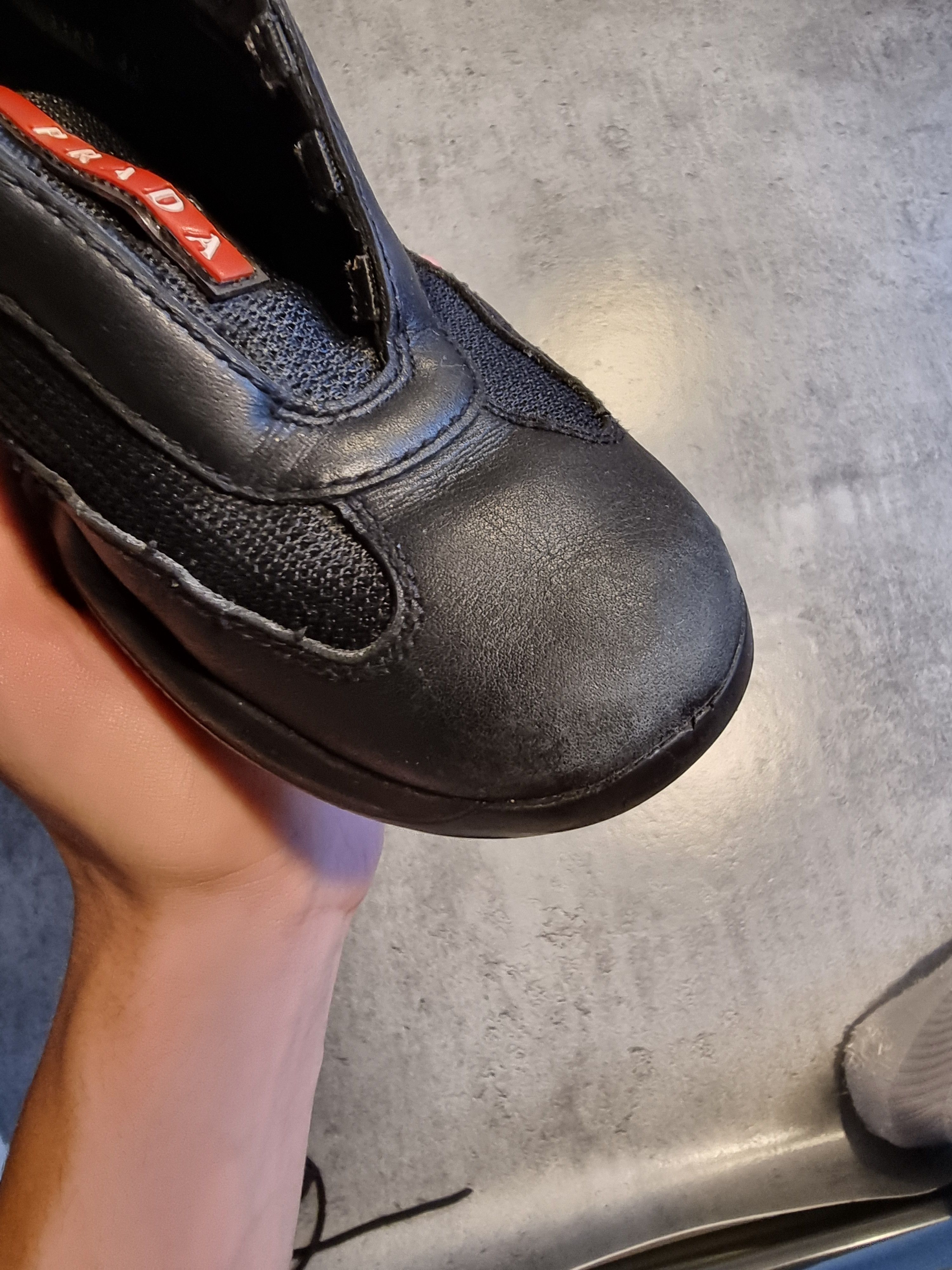Prada Prada leather trainers Size US 5 / IT 35 - 9 Thumbnail