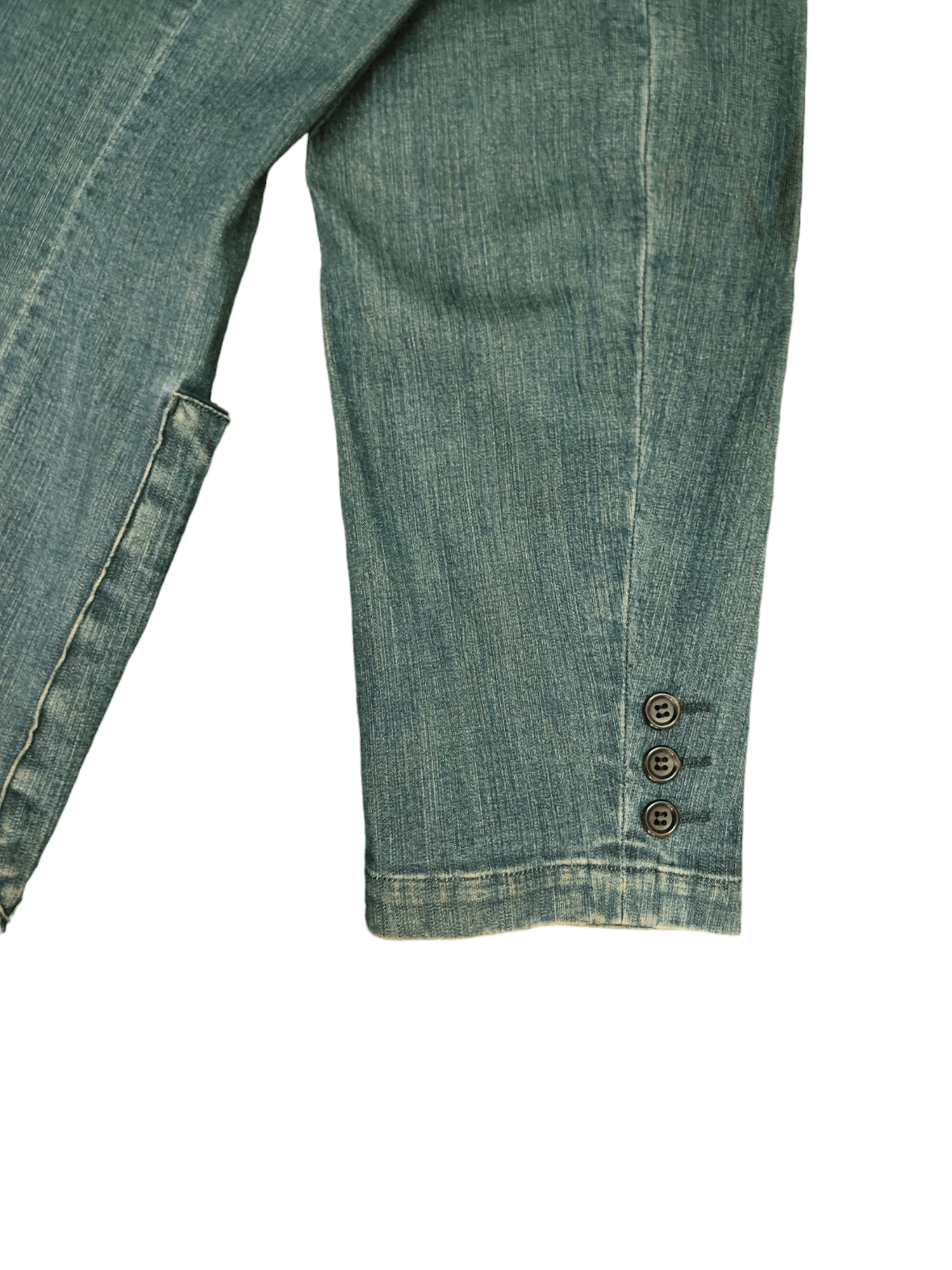 If Six Was Nine Papas Mademoiselle Non Non Button Denim Jacket Sample Size US M / EU 48-50 / 2 - 14 Thumbnail