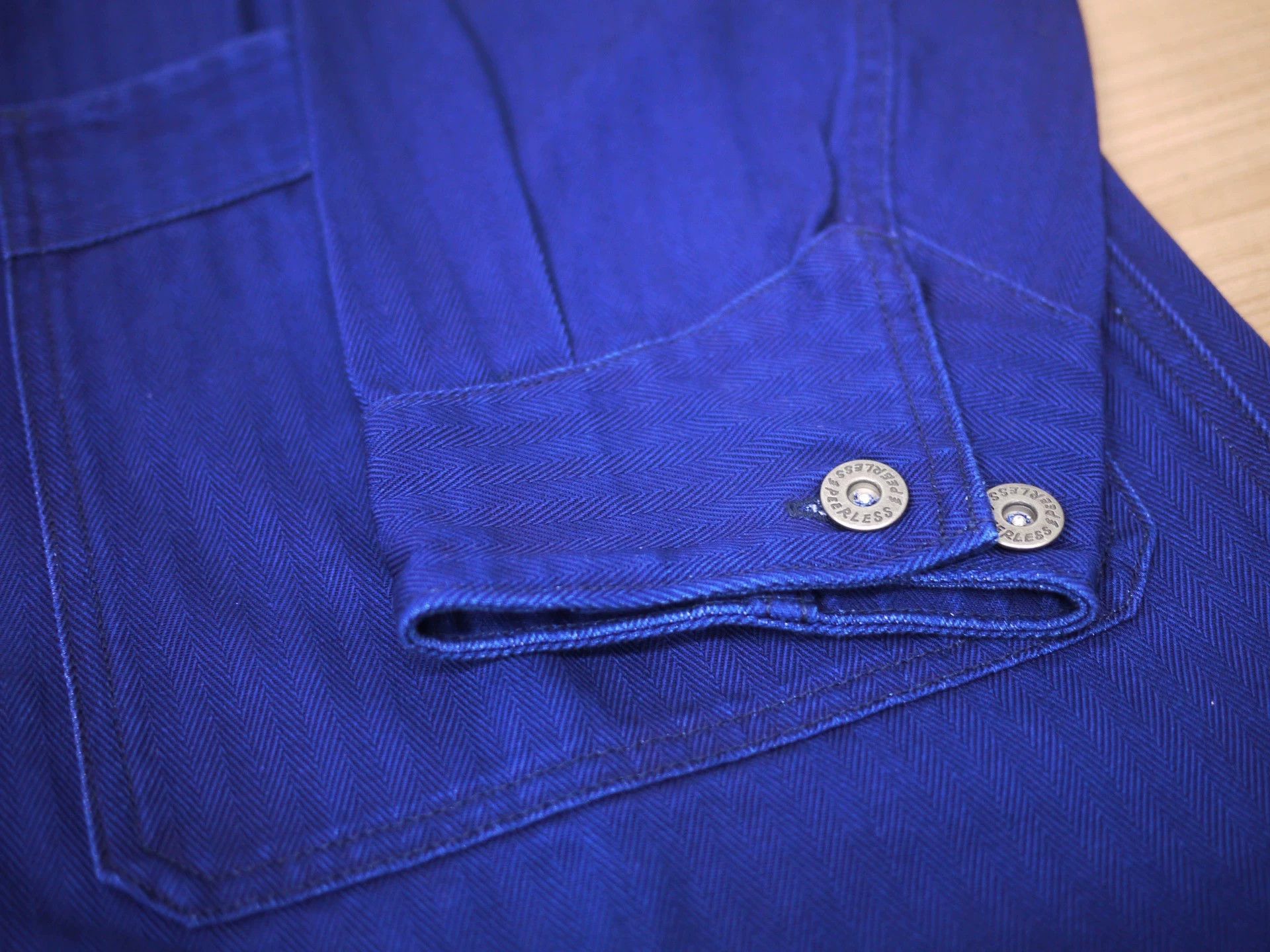 Visvim VISVIM ICT GREASE MONKEY COAT INDIGO HERRINGBONE 2 Size US M / EU 48-50 / 2 - 3 Thumbnail