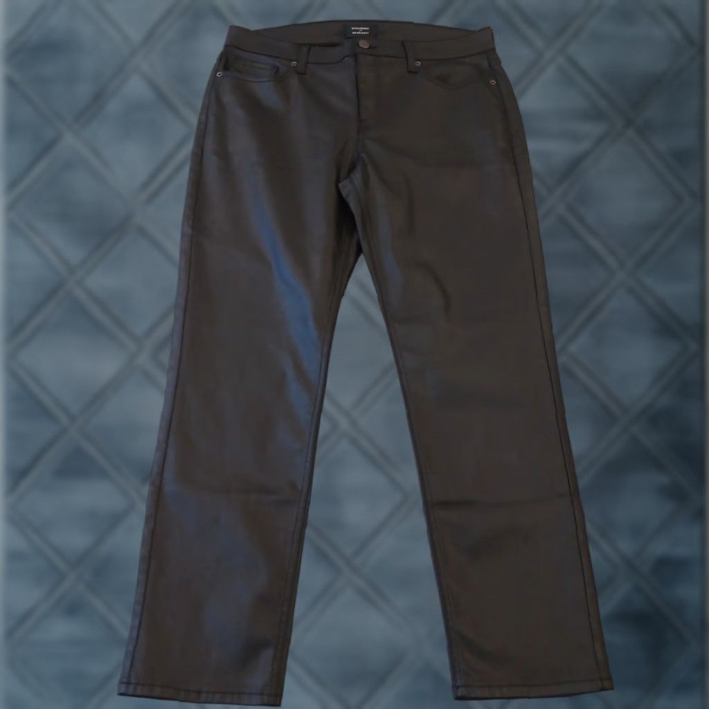 Banana Republic Banana Republic Pants Womens Size 31 Black Mid Rise Slim Fit Stretch Coated New Size 24" / US 00 / IT 34 - 1 Thumbnail