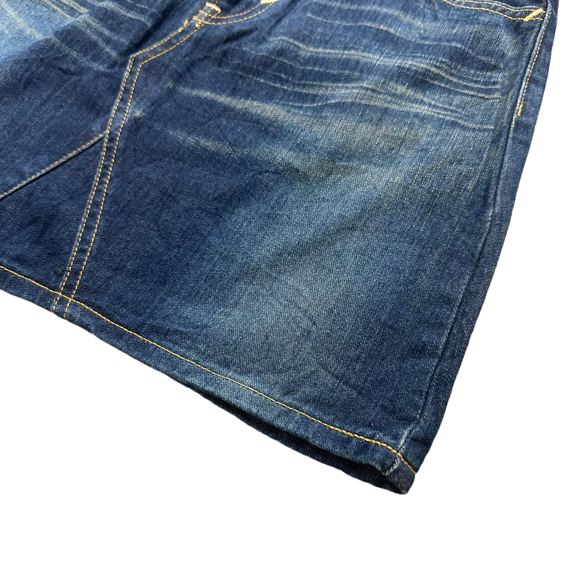 Japanese Brand LEE RIDERS X A.V.V DENIM MINI SKIRT #8653-019 Size 30" / US 8 / IT 44 - 5 Thumbnail