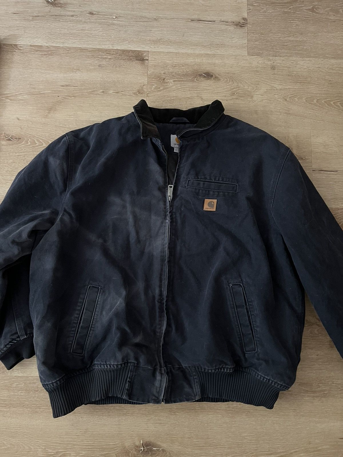 image of Carhartt Jacket Detroit Style in Navy, Men's (Size 2XL)