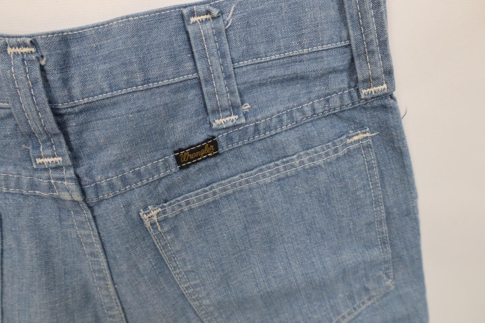 Wrangler Vintage 70s Wrangler Above Knee Chambray Denim Shorts USA Size US 30 / EU 46 - 13 Thumbnail