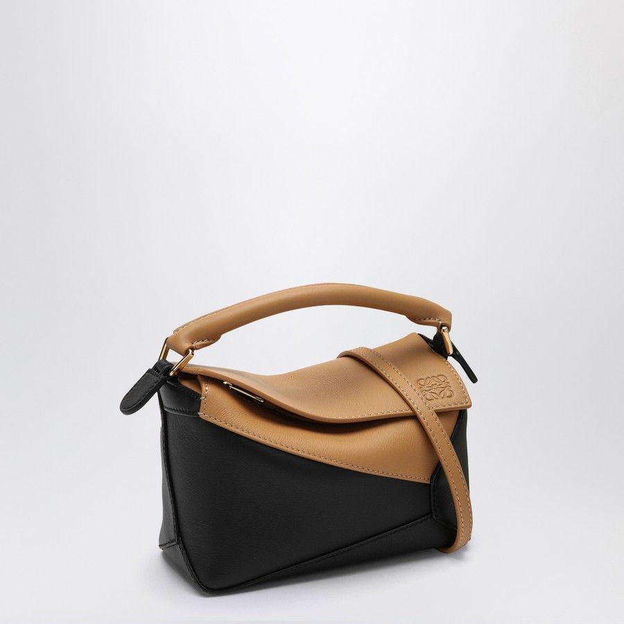 Loewe o1d2blof0824 Size: OS / Mini Puzzle Bag in Black & Camel Size ONE SIZE - 2 Thumbnail