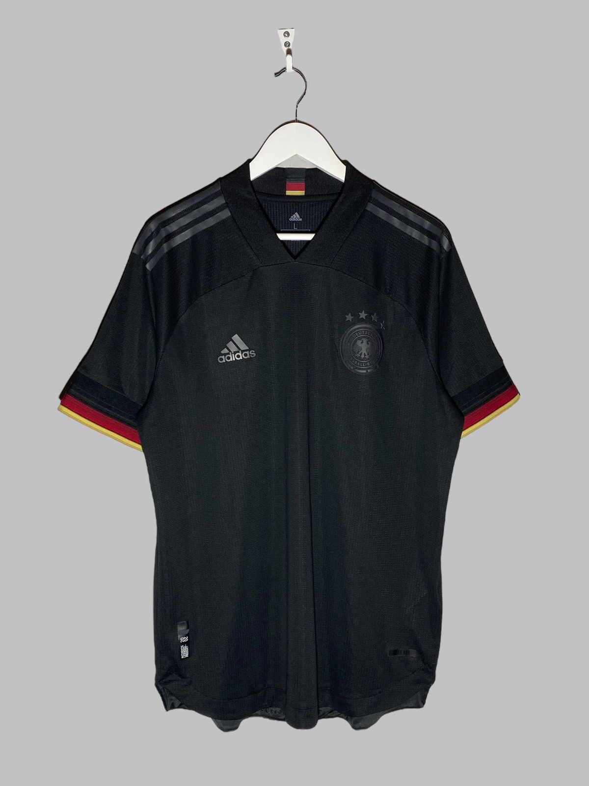 Adidas Adidas Germany 2019/20 Away Player Issue Football Shirt Size US L / EU 52-54 / 3 - 1 Thumbnail