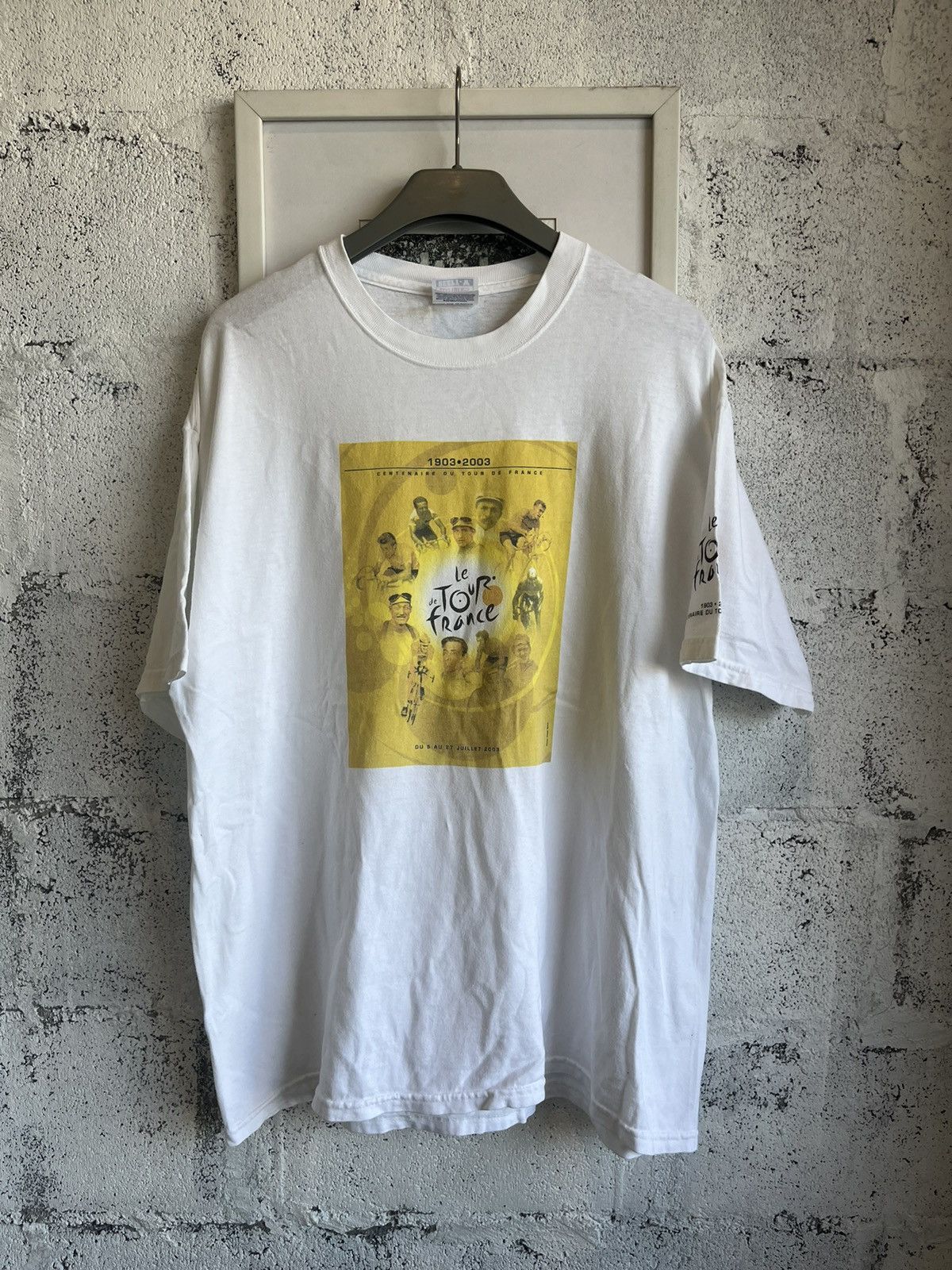 Vintage Vintage Le Du Tour De France 2003’s Tshirt Size US XL / EU 56 / 4 - 2 Thumbnail