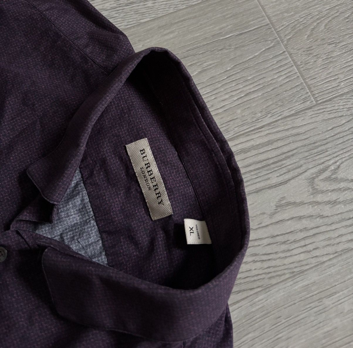 Burberry × Designer × Vintage Burberry London Tailored Shirt Button Up Size US XL / EU 56 / 4 - 3 Thumbnail