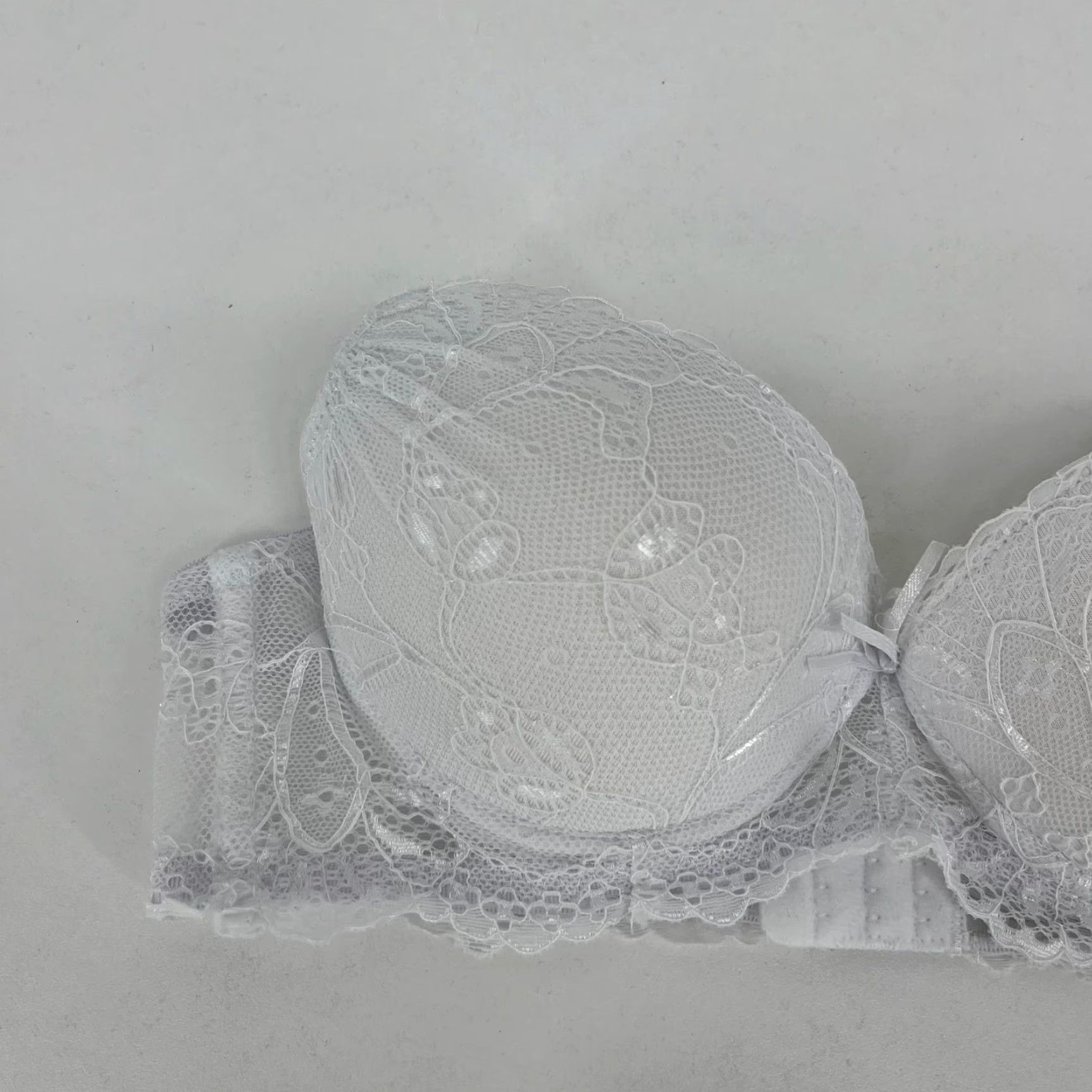 Vintage Sophie B. Bra Women 34B White Lace Underwired T-Shirt Bra Adjustable Strap Size ONE SIZE - 2 Thumbnail