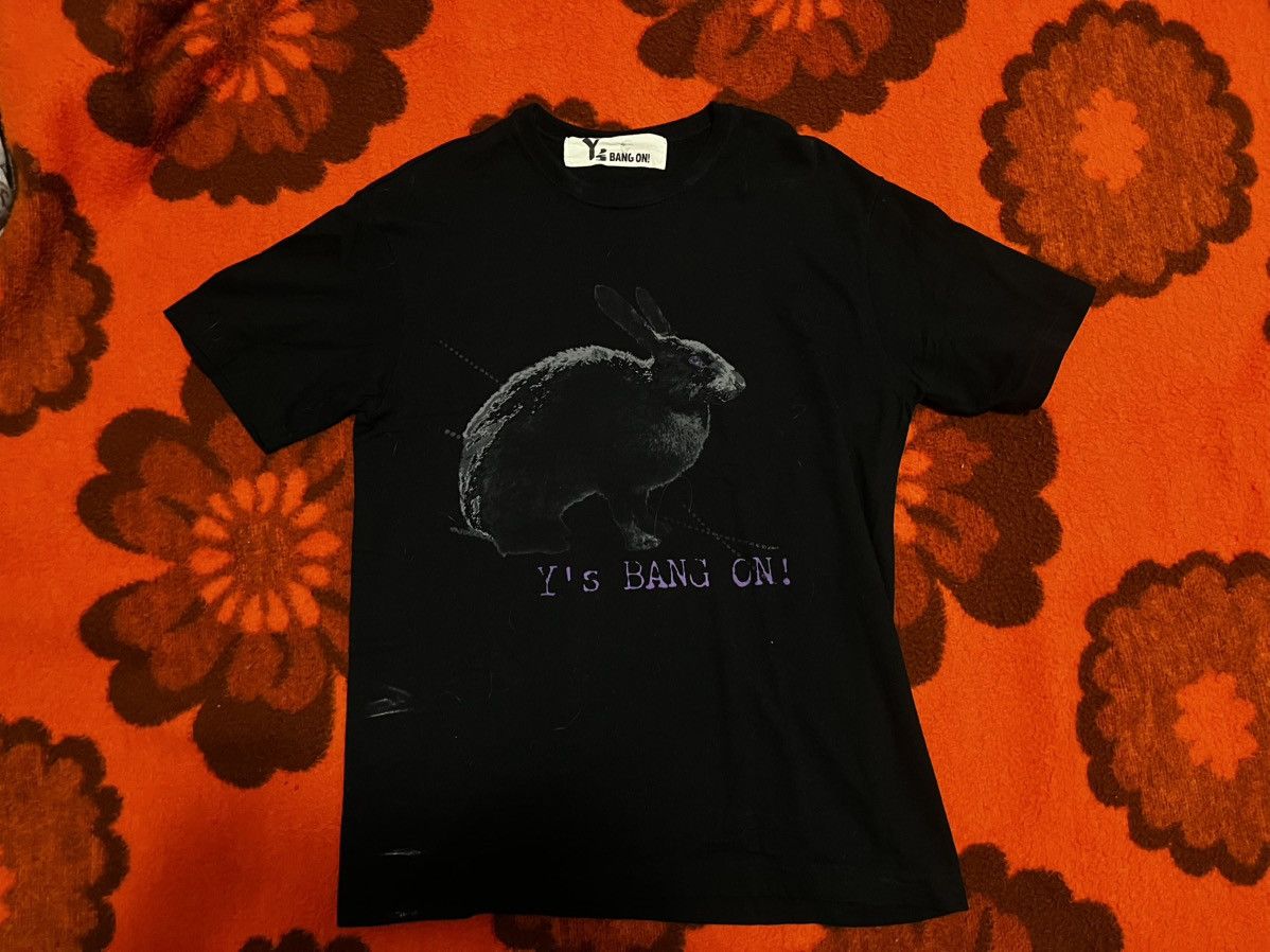 Yohji Yamamoto Yohji Yamamoto x Y’s Bang On Graphic T-Shirt Size US M / EU 48-50 / 2 - 1 Thumbnail