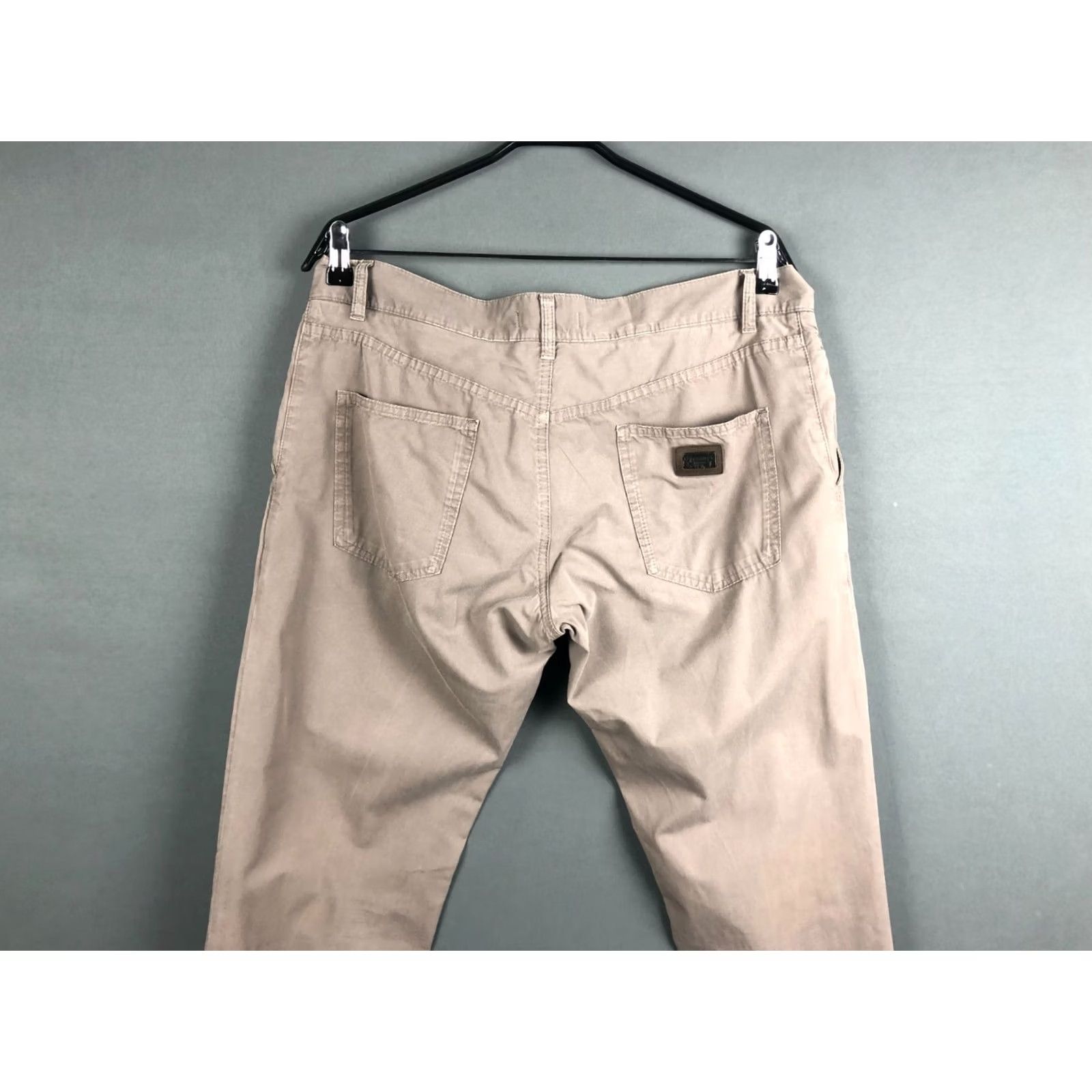 Dolce & Gabbana Dolce&Gabbana Pants Men Brown 50 Cotton Chino Regular Inseam 34.8in Flat Front Logo Vintage No Size US 34 / EU 50 - 3 Thumbnail