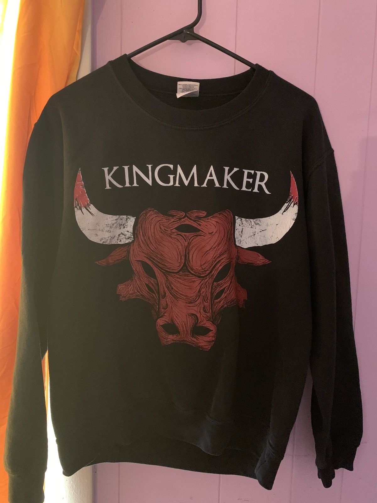 Band Tees Kingmaker black crewneck Size US S / EU 44-46 / 1 - 2 Thumbnail