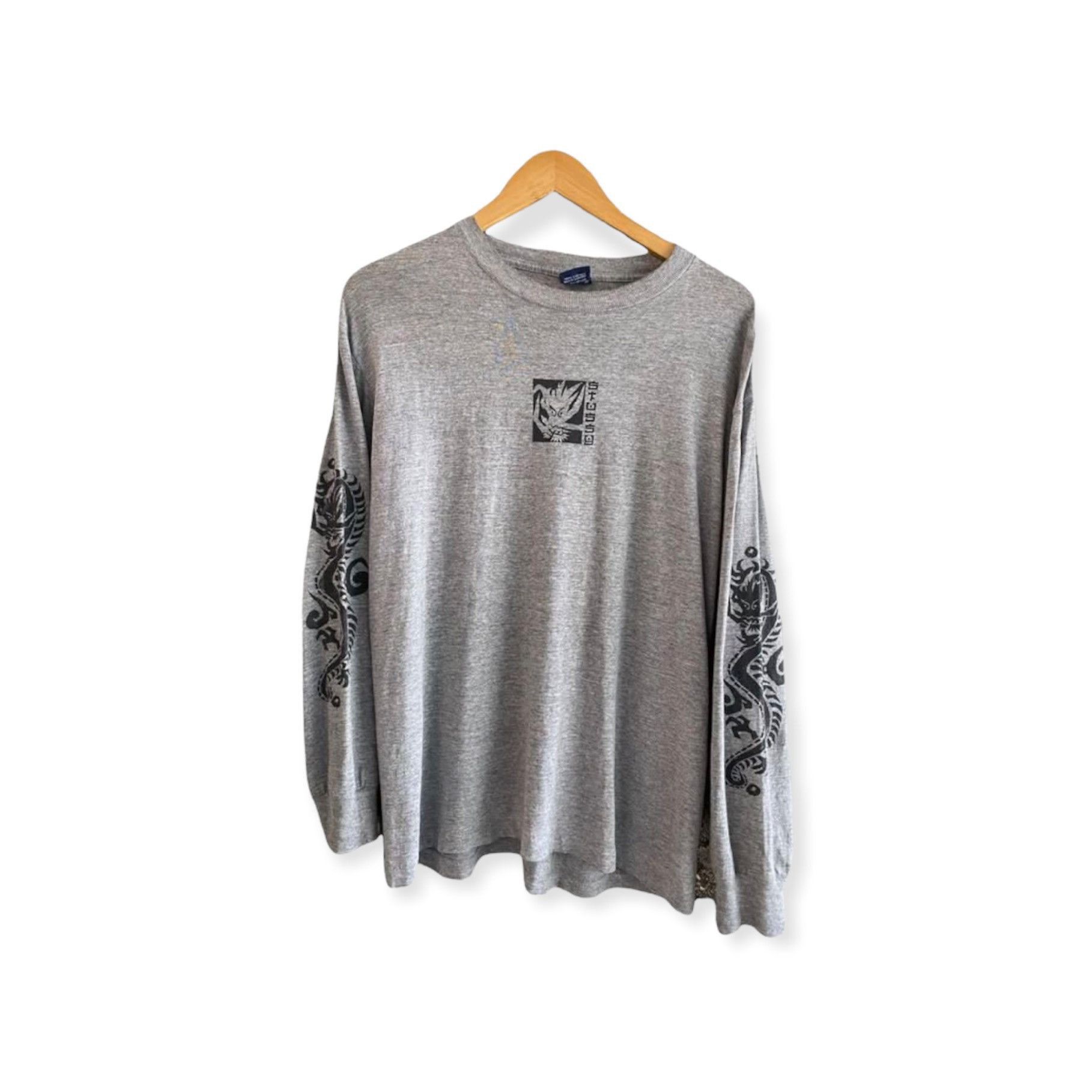 Stussy Vintage 90s Stüssy Dragon Long Sleeve T-Shirt Size US M / EU 48-50 / 2 - 14 Thumbnail