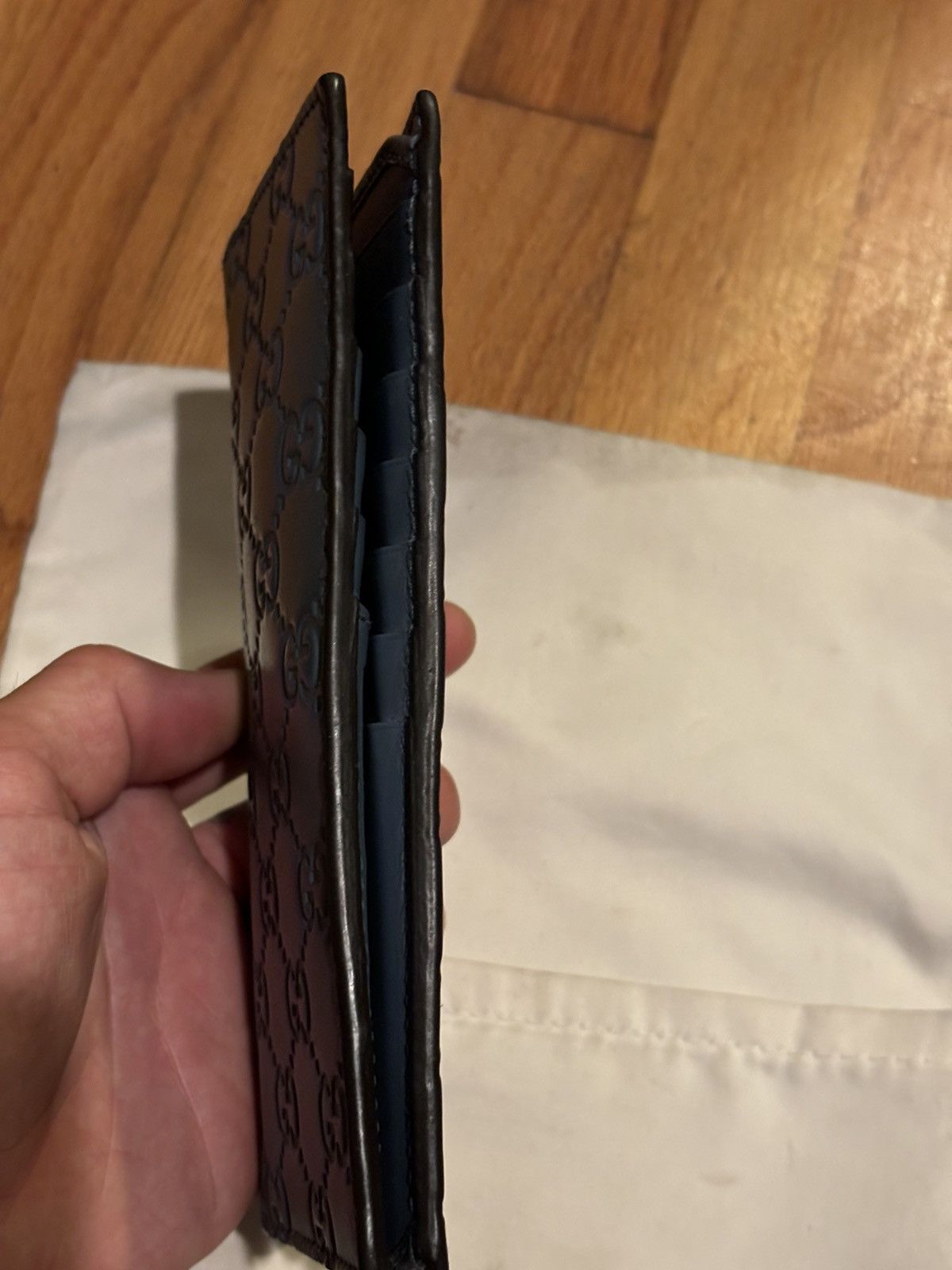 Gucci Gucci monogram blue Leather Wallet limited edition Size ONE SIZE - 5 Thumbnail