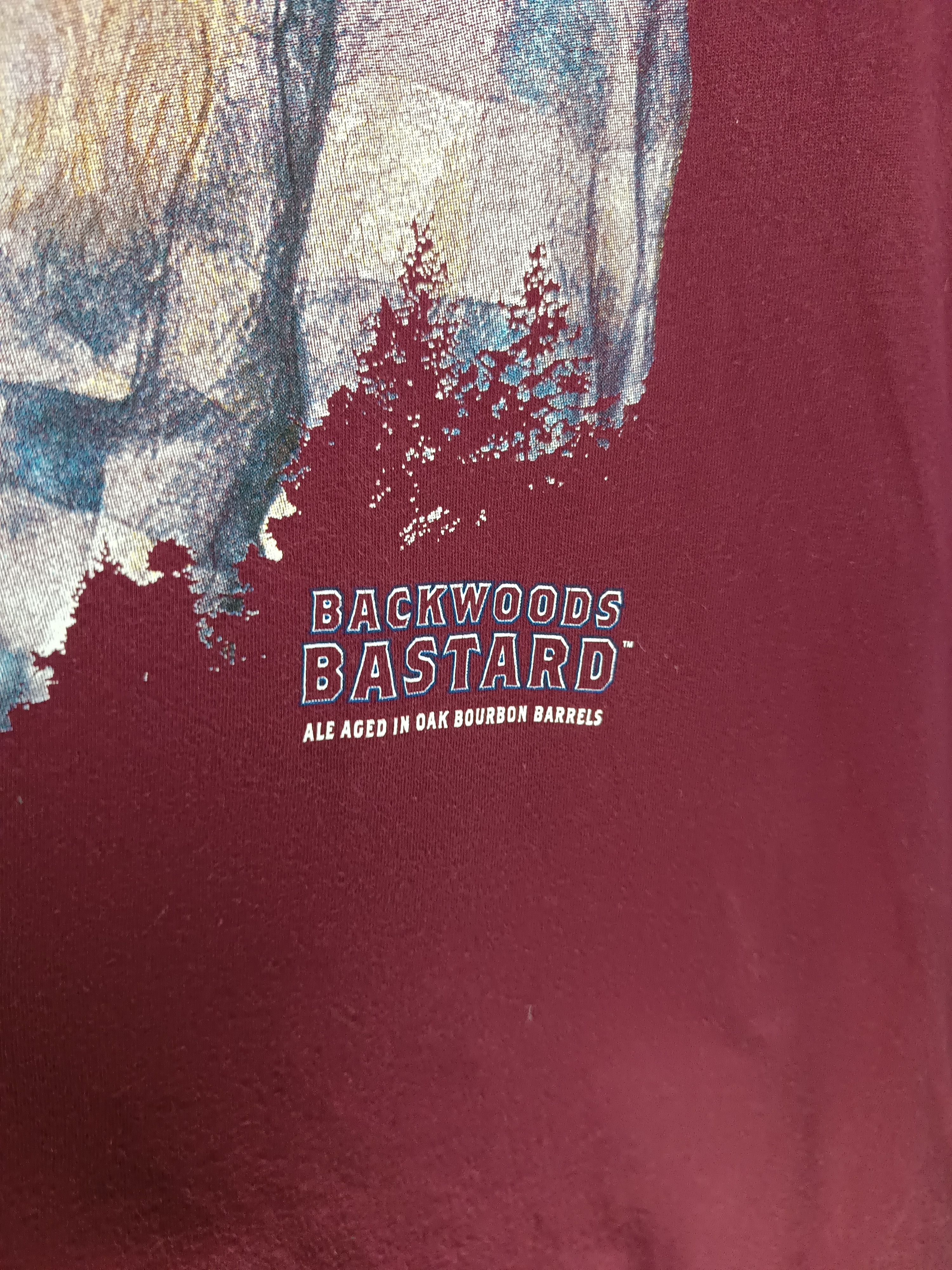 Vintage VINTAGE BACKWOODS BASTARD BREWING BEER DRINKS TEE Size US XL / EU 56 / 4 - 11 Thumbnail