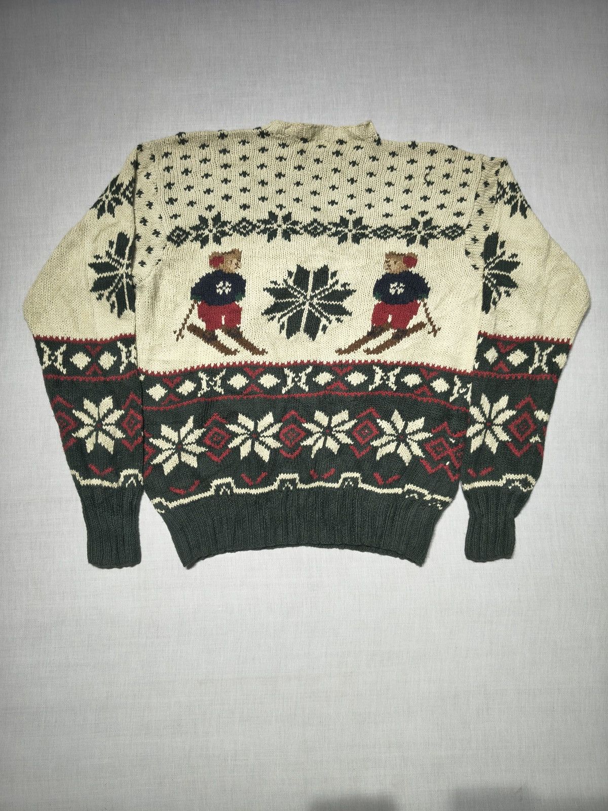 Polo Ralph Lauren POLO RALPH LAUREN NORDIC SKIING BEAR SWEATER 🐻⛷️(004) Size US S / EU 44-46 / 1 - 3 Thumbnail