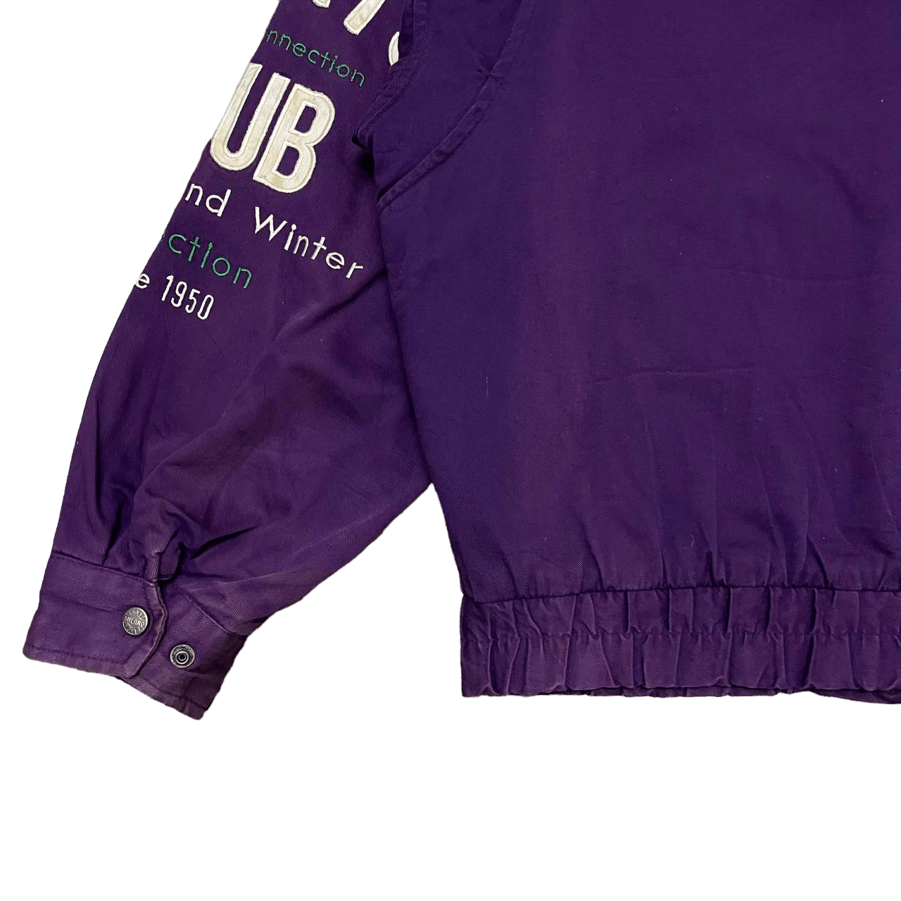 Japanese Brand 🔥Purple🔥Vintage Milano Connection Embroidery Jacket Size US L / EU 52-54 / 3 - 14 Thumbnail