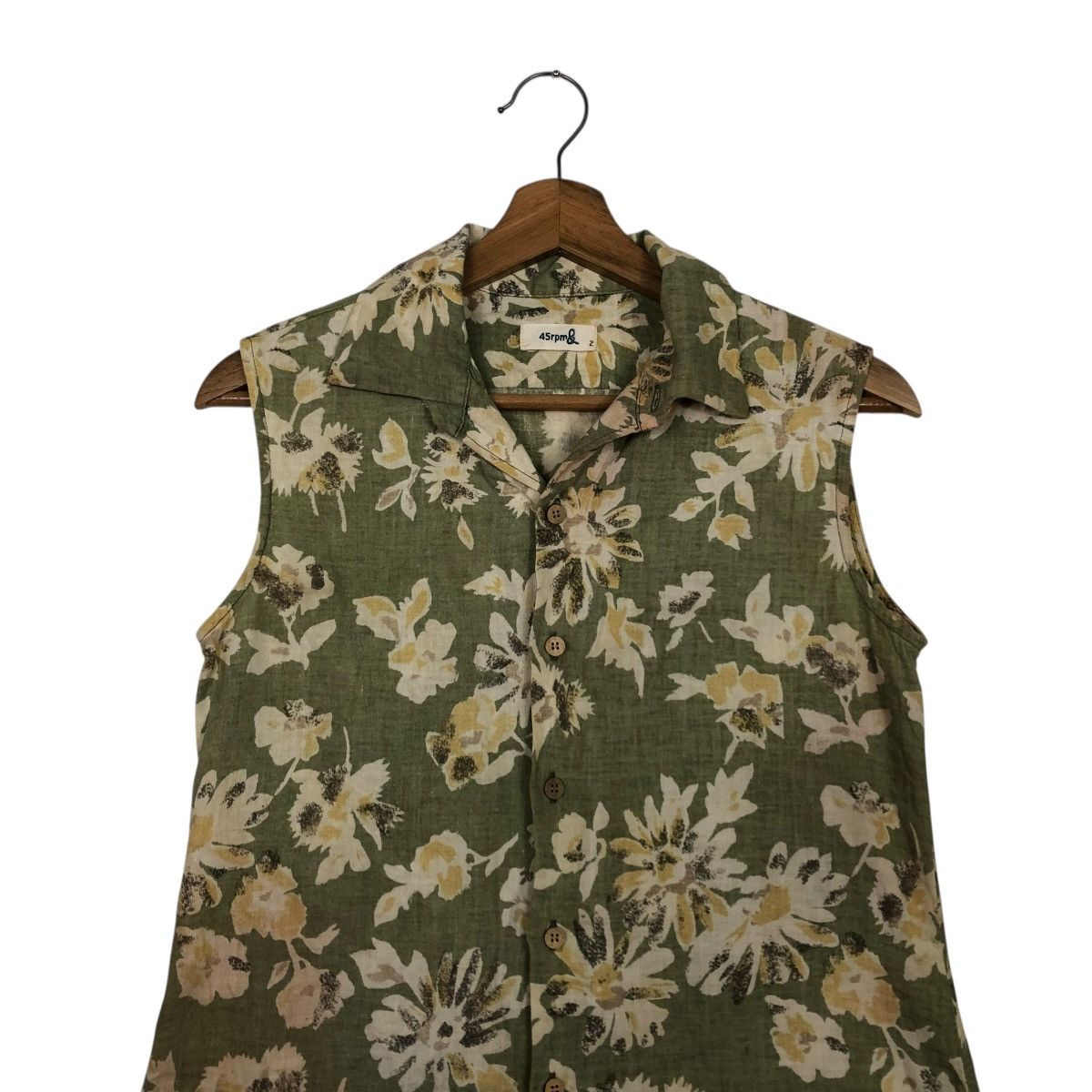 45rpm 🔥45RPM SLEEVELESS TANK FLORAL FULL PRINT Size US M / EU 48-50 / 2 - 5 Thumbnail
